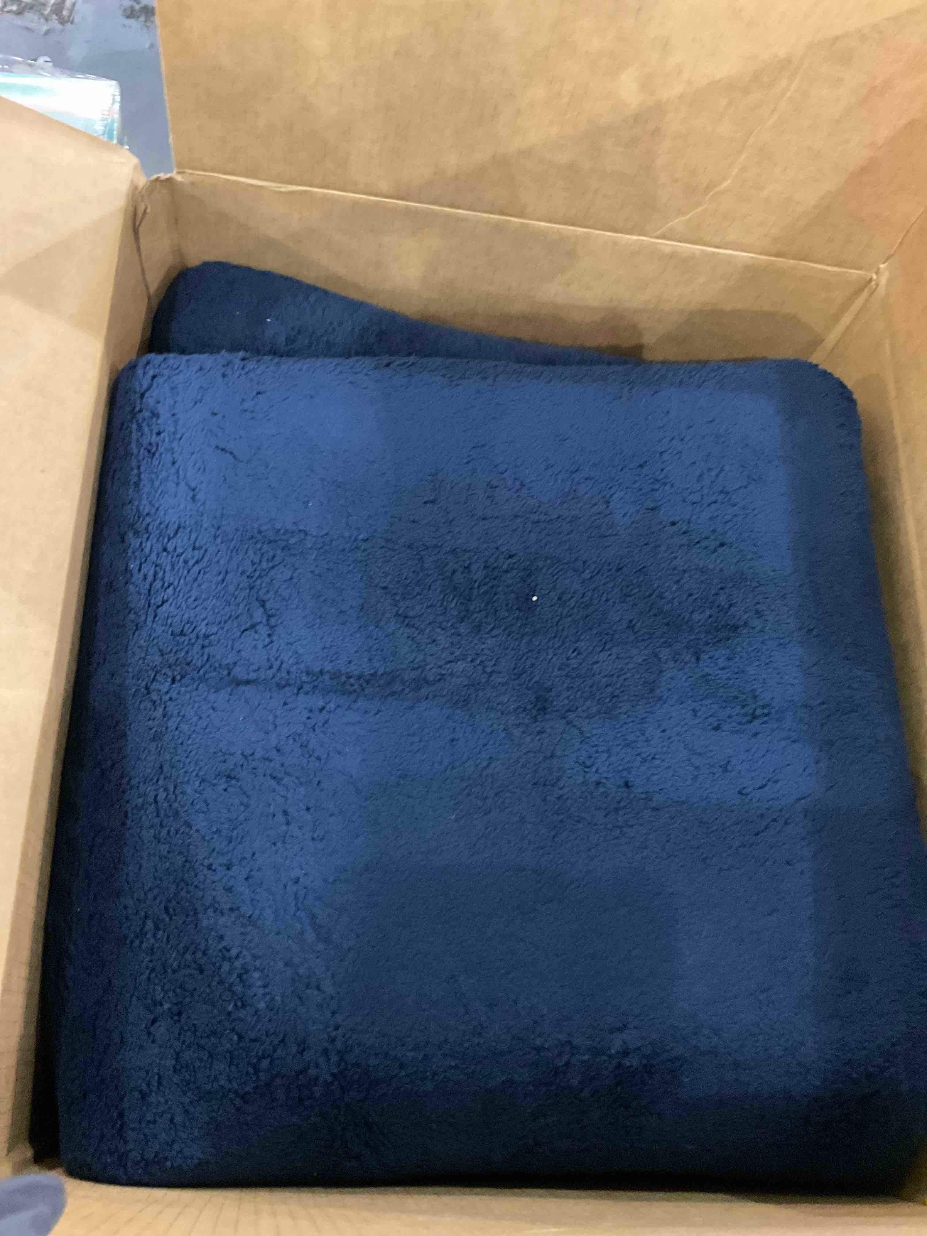 DweIke Large Area Rugs for Bedroom Living Room, 6x9 ft Navy Blue Thickened Memory-Foam Indoor Carpets, Minimalist Style Carpet Suitable for Boys Girls and Adults with Super Soft Touch, Washable Rug