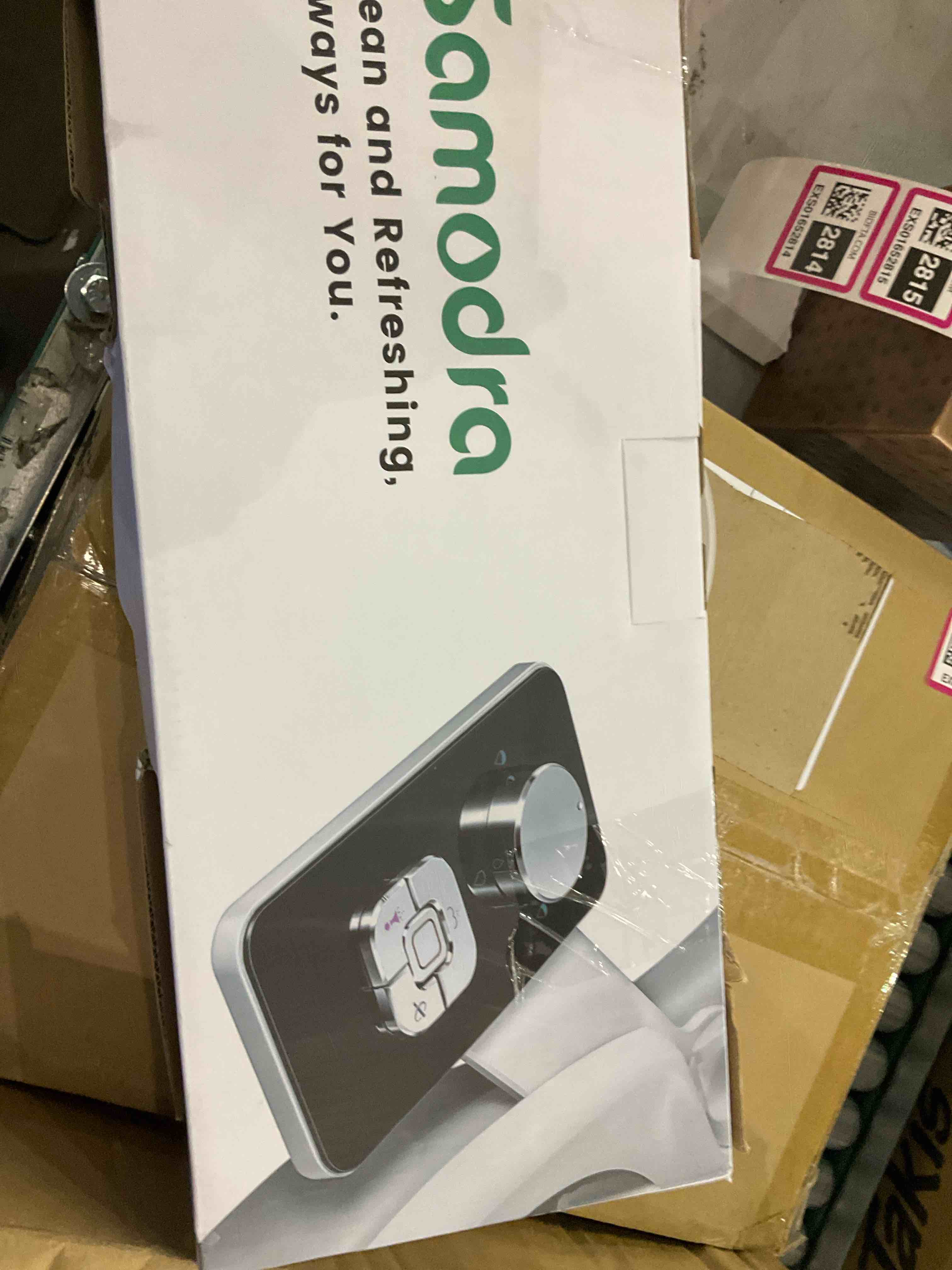 SAMODRA Non-Electric Bidet - Self Cleaning Dual Nozzle (Frontal and Rear Wash) Fresh Water Bidet Toilet Seat Attachment with Independent Adjustable Water Pressure (Classic White) Visit the SAMODRA Store