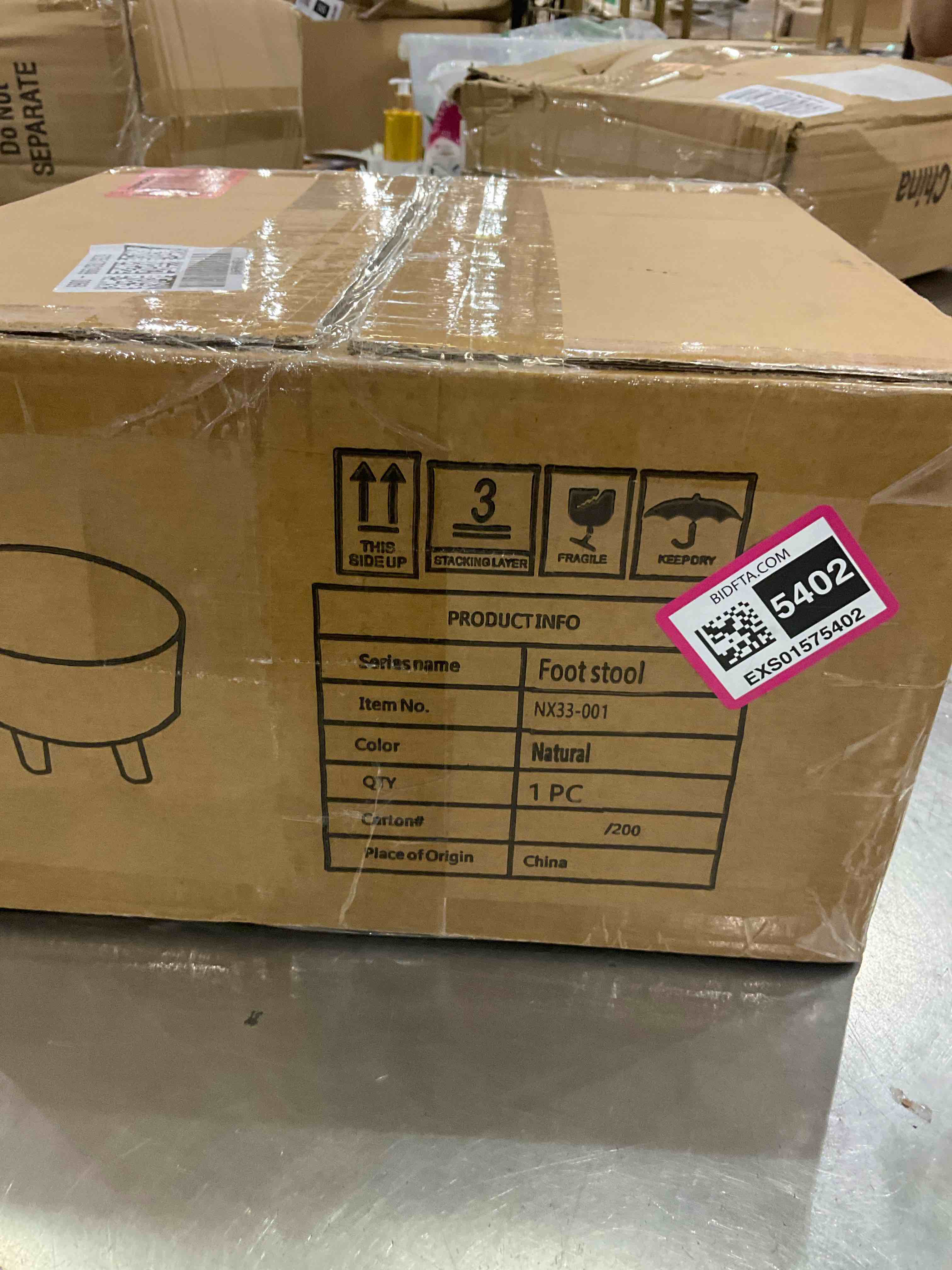 Cpintltr Foot Stool Natural Seagrass Hand Weave Poufs Round Ottoman for Couch Desk Soft Step Stool Padded Foot Rest with Non-Skid Pine Legs for Hallway Office Lounge Natural