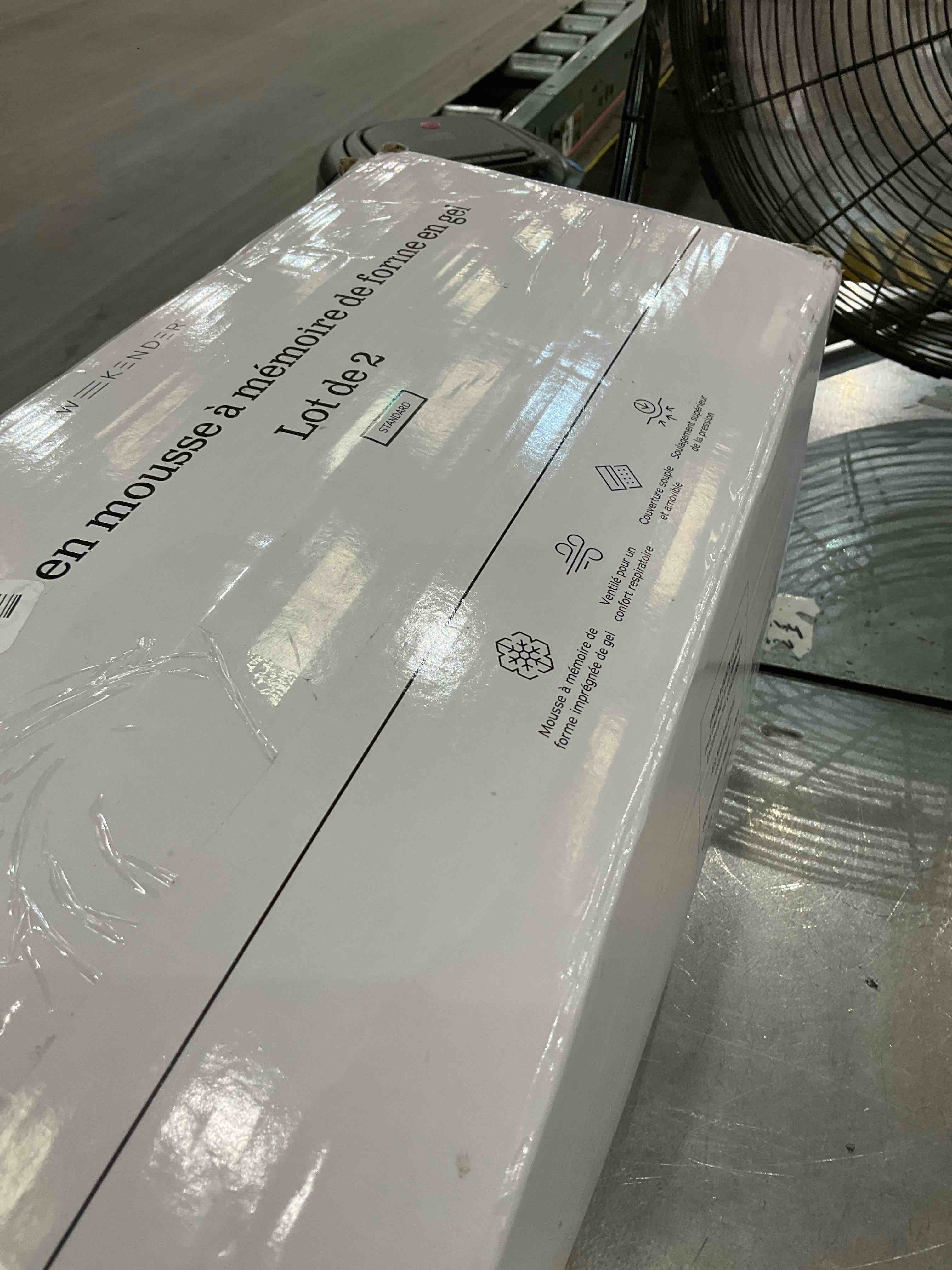 gel foam pillows 2 pack