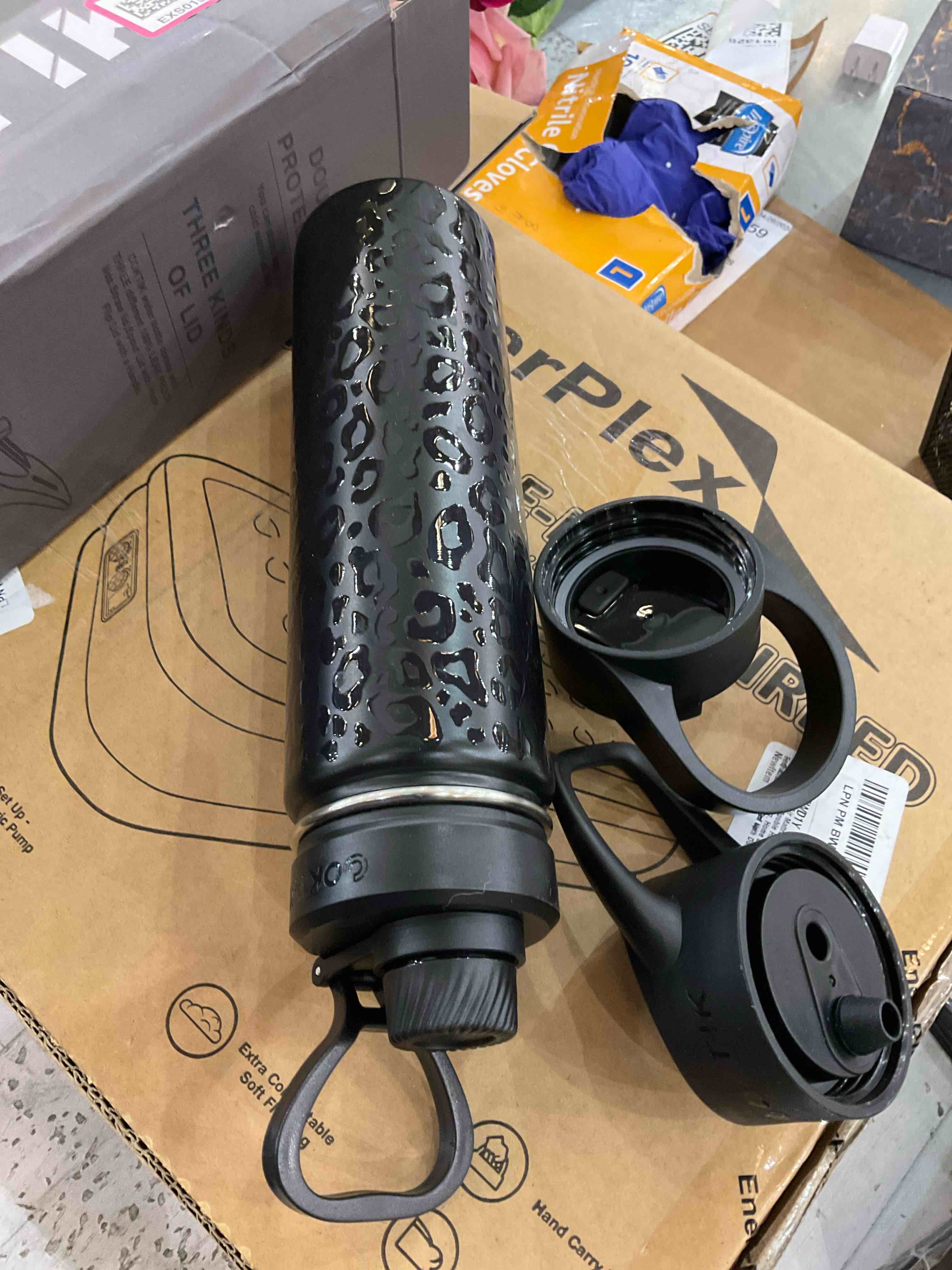 COKTIK Insulated Stain... Running (Black Leopard)