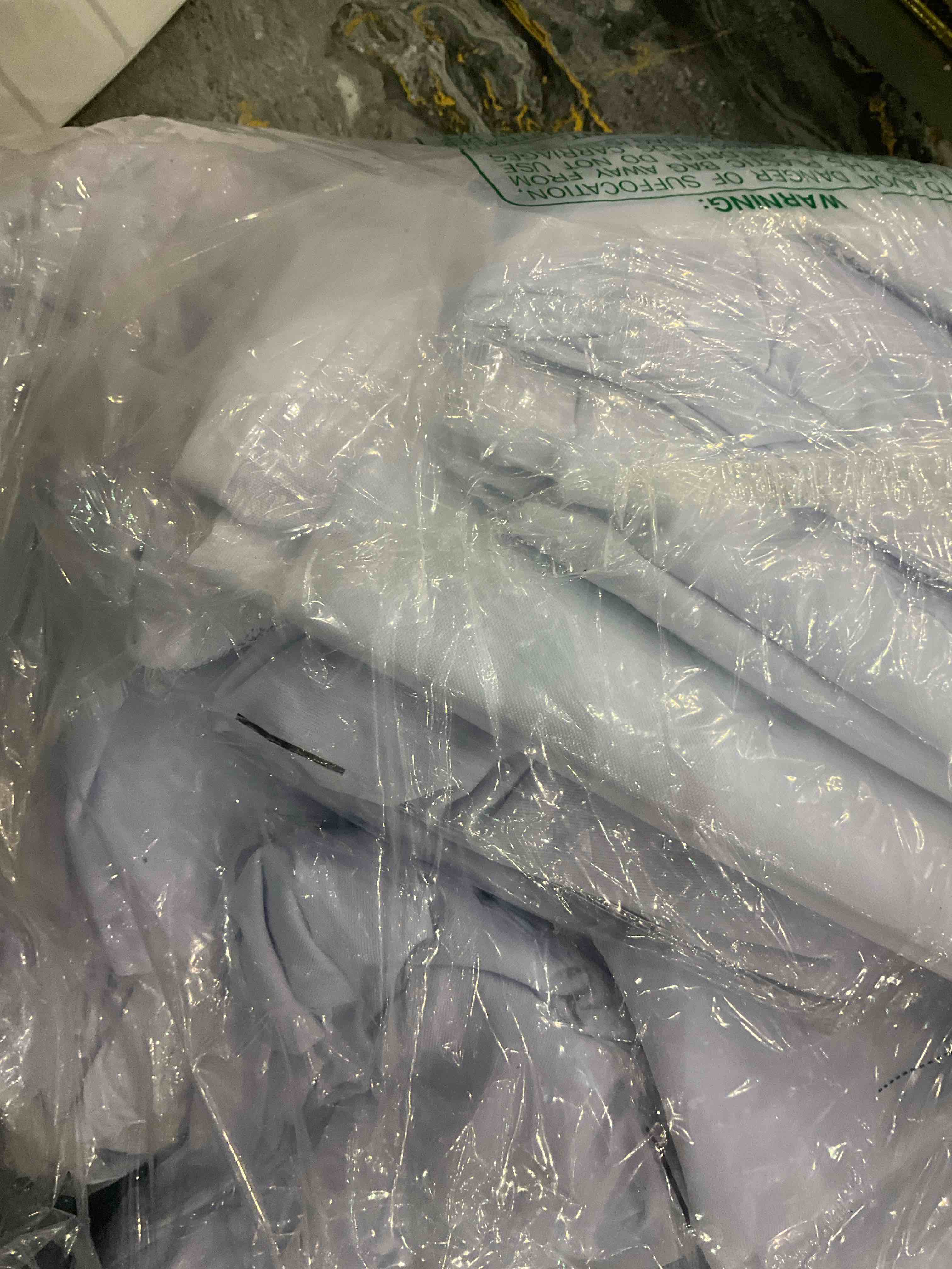 WELMATCH White Spandex Folding Chair Covers - 20 PCS Weddding Events Party Decoration Stretch Elastic Chair Covers Good (White, 20)