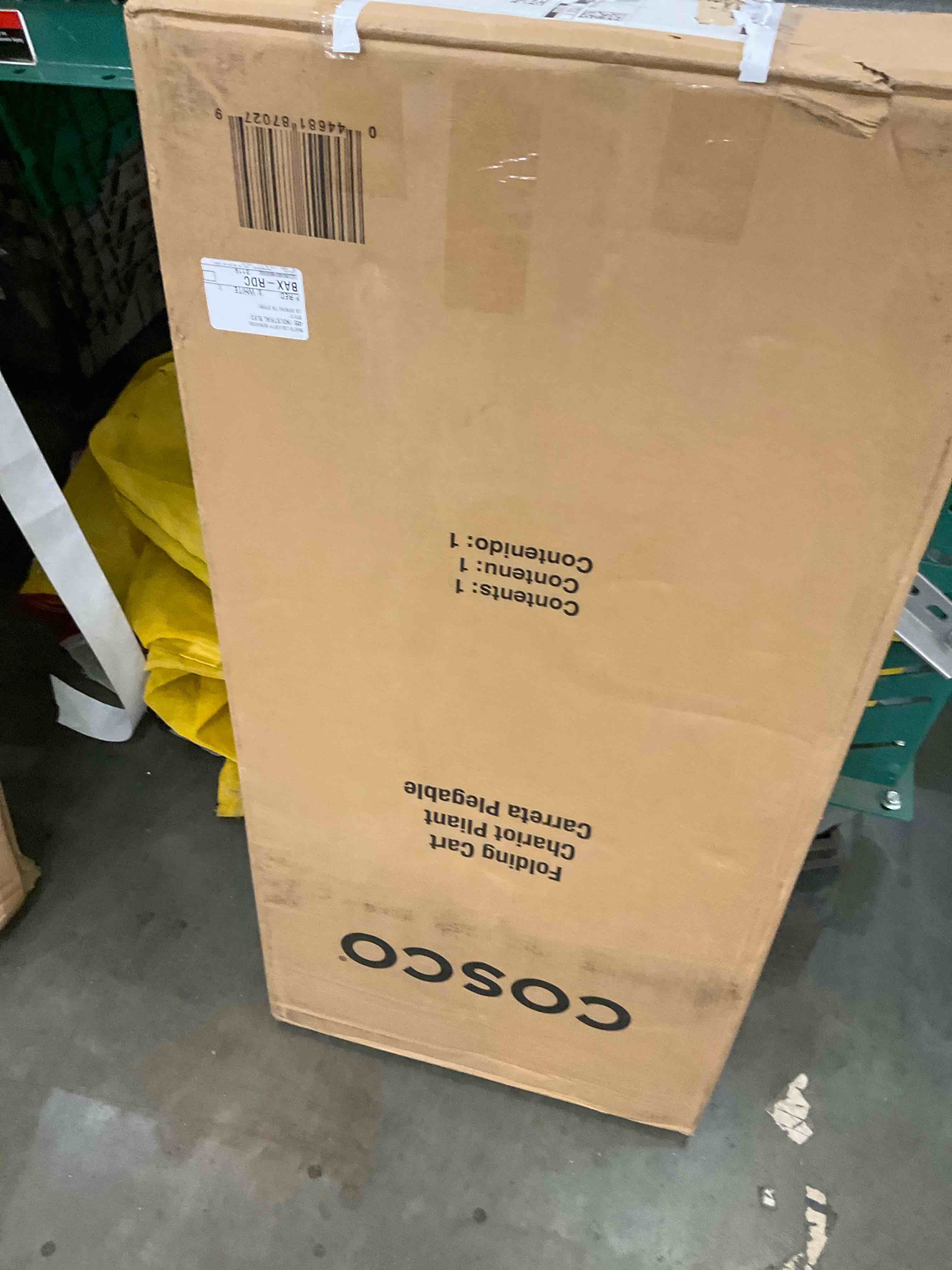 Cosco Indoor/Outdoor Serving Cart, Folding, White