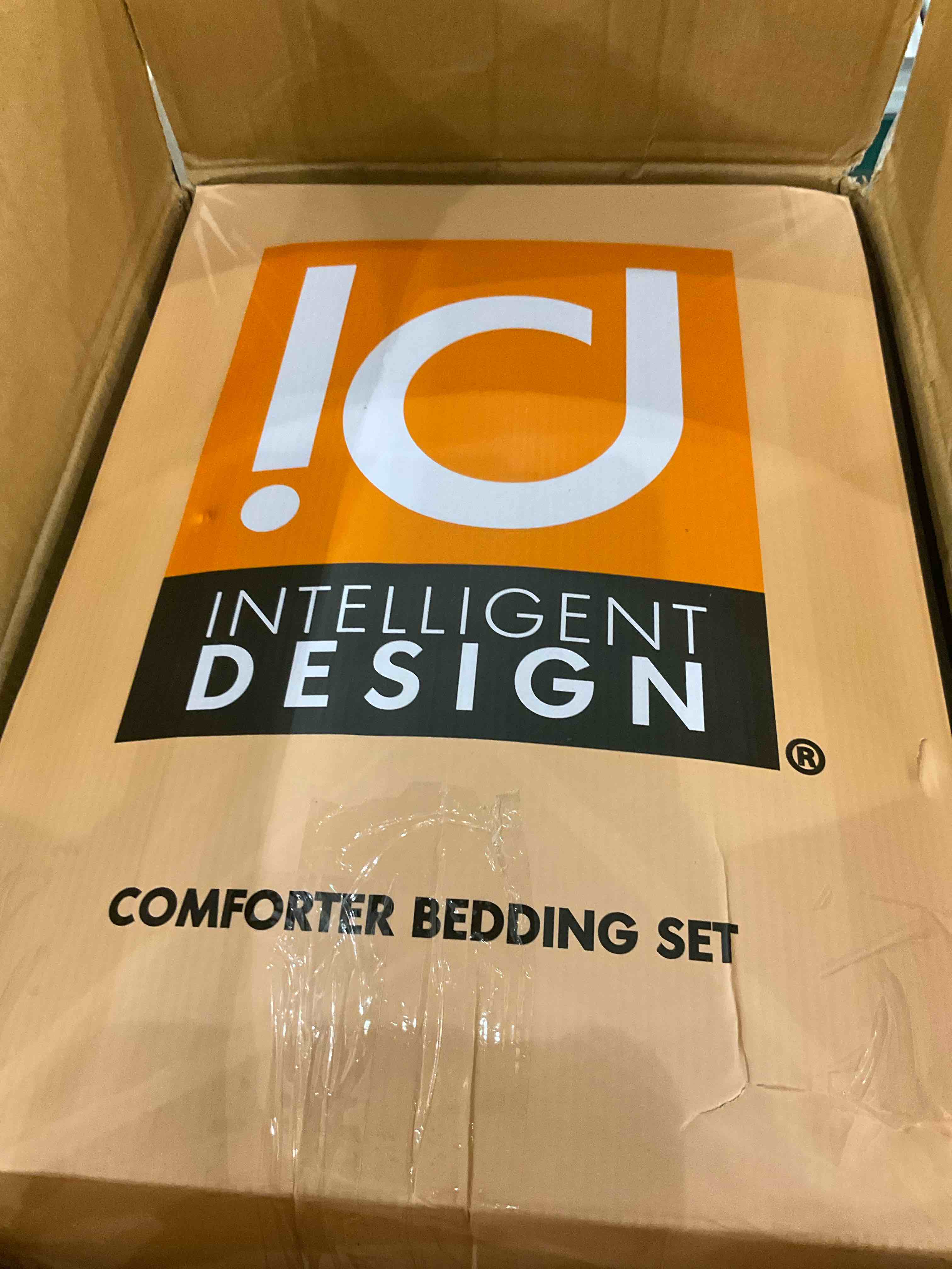 Intelligent Design Dorsey Comforter Reversible Flower Floral Botanical Printed Ultra-Soft Brushed All Season Bedding-Set, Twin/Twin XL, Black/White