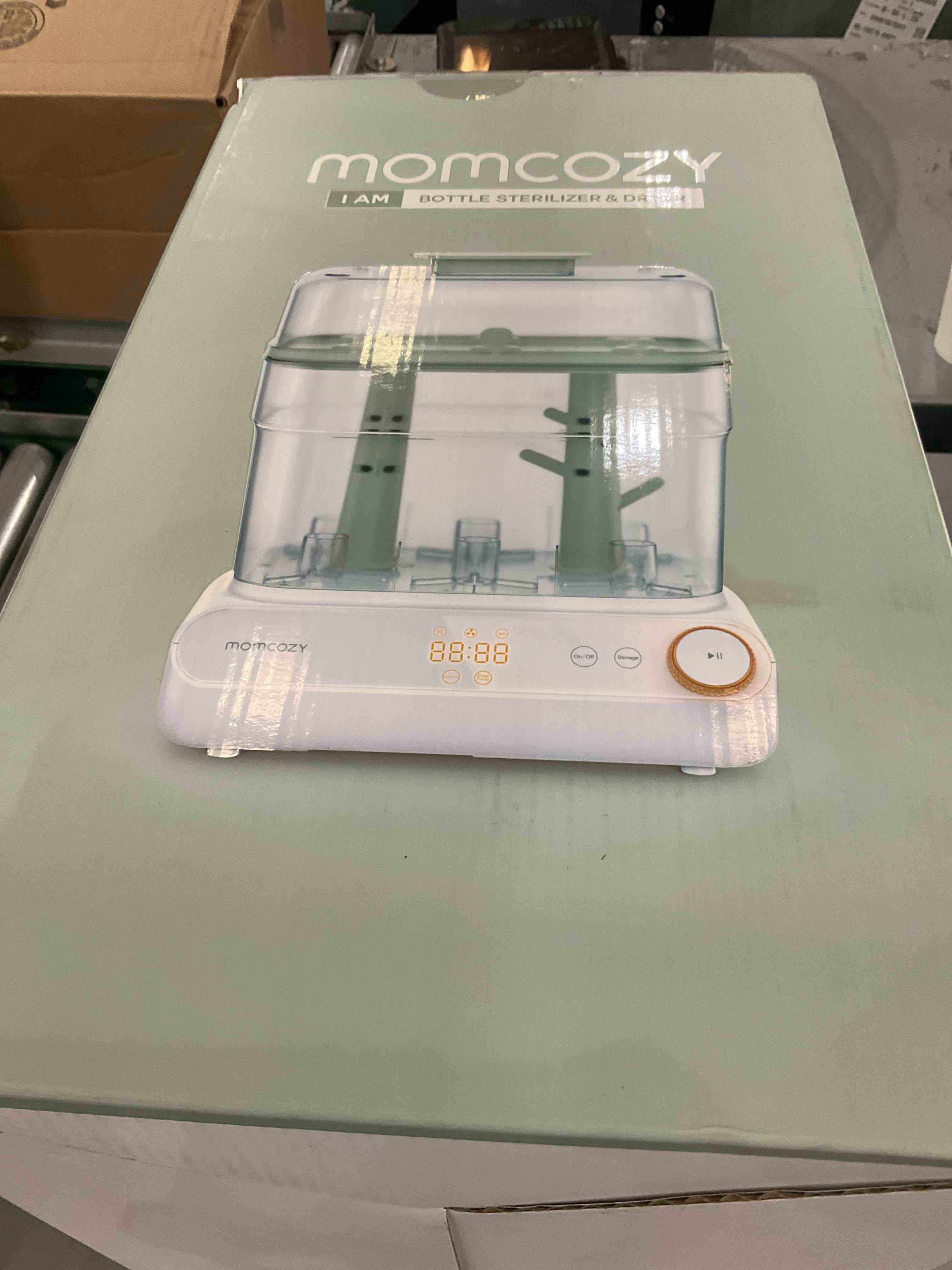 Momcozy 3 Layers Large Bottle Sterilizer and Dryer, Fast Sterilize and