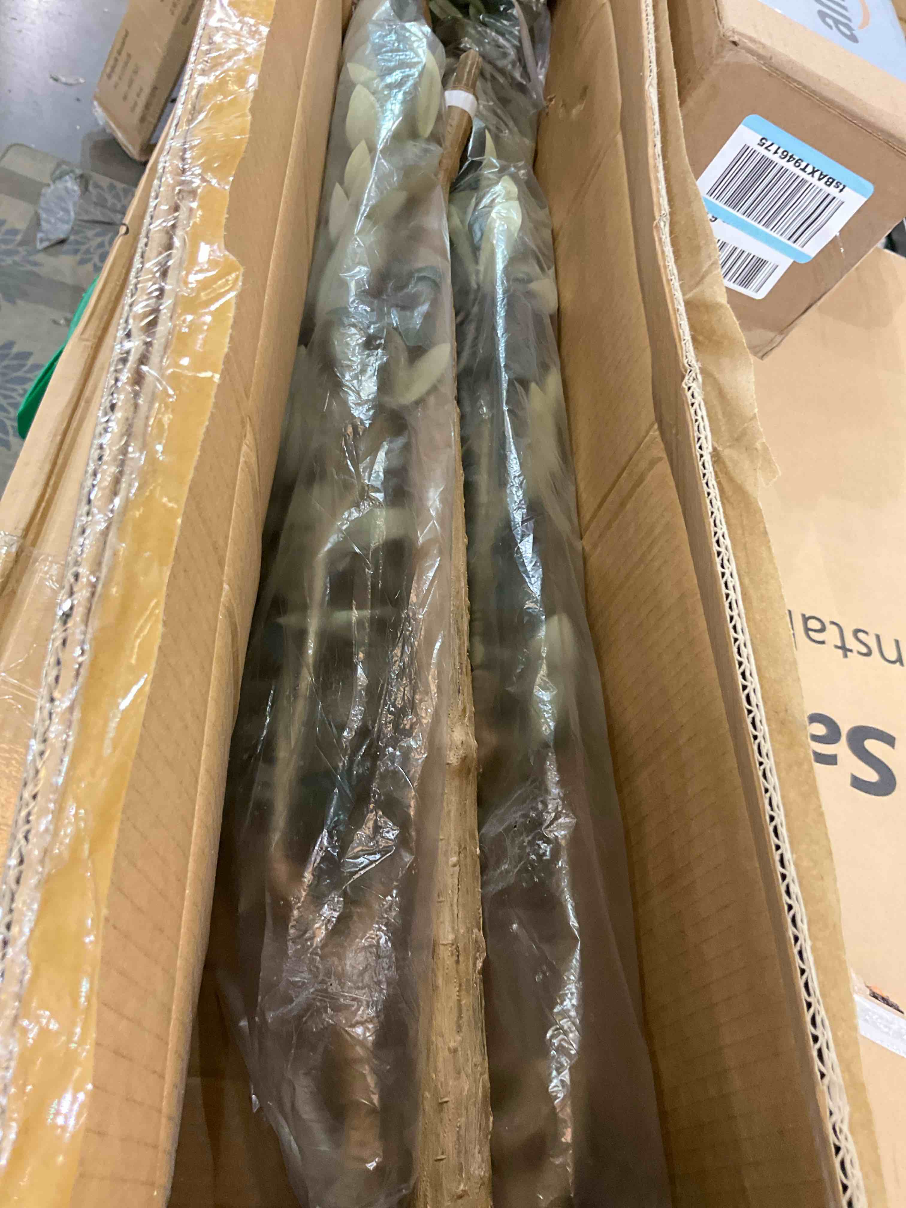 Pertivery Artificial Olive Tree Faux Olive Tree 6ft Faux Silk Tree Potted Large Faux Olive Branches and Fruits Artificial Tree and LED String Lights for Modern Home Office Living Room Decor Indoor