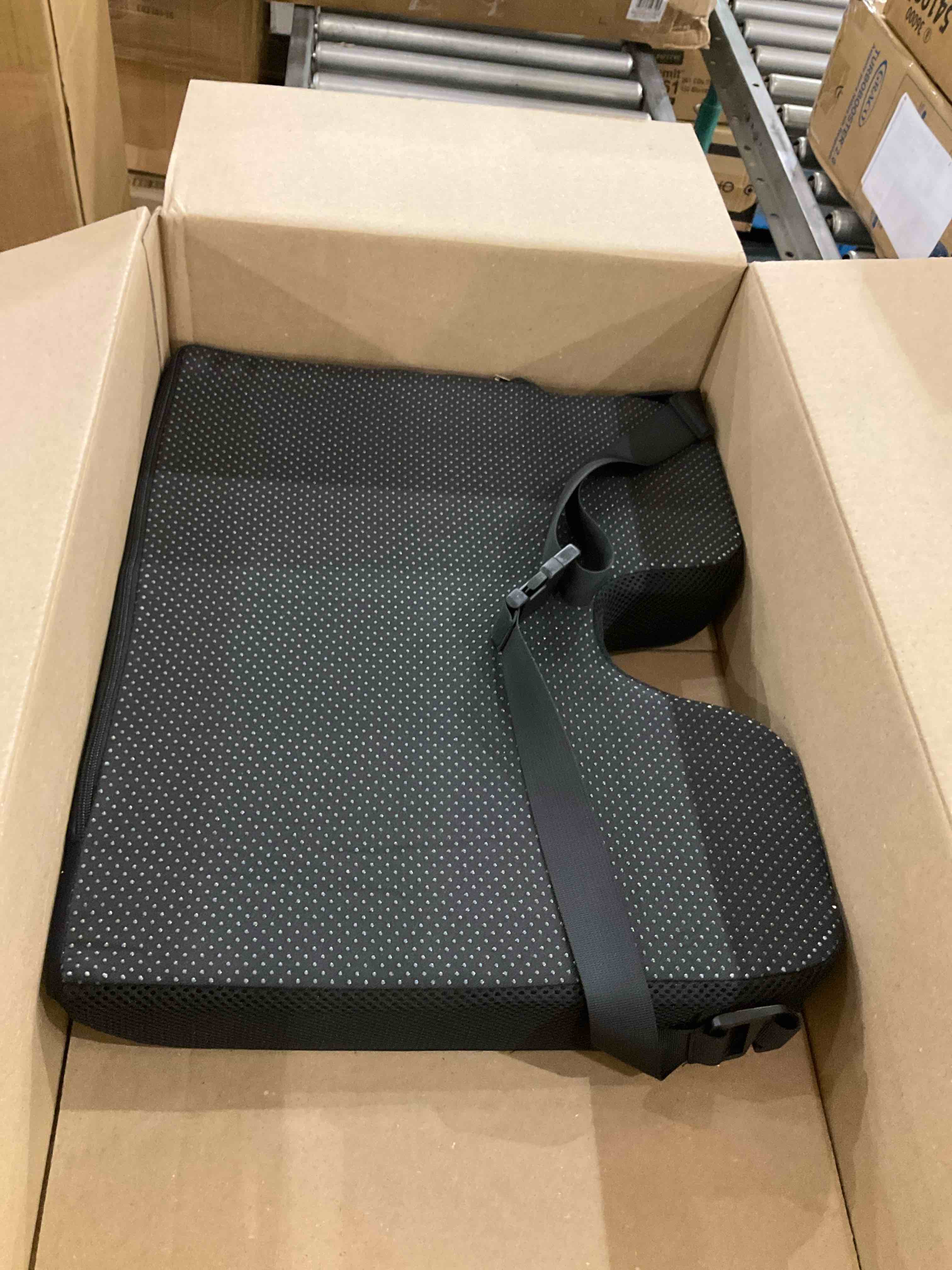 AUVON Gel Wheelchair Seat Cushion, Relieve Sciatica, Back, Coccyx, Pressure Sore and Ulcer Pain, Refreshing & Ergonomic Chair Cushion with Waterproof Silk Fabric, Anti-Slip Cover, Removable Strap