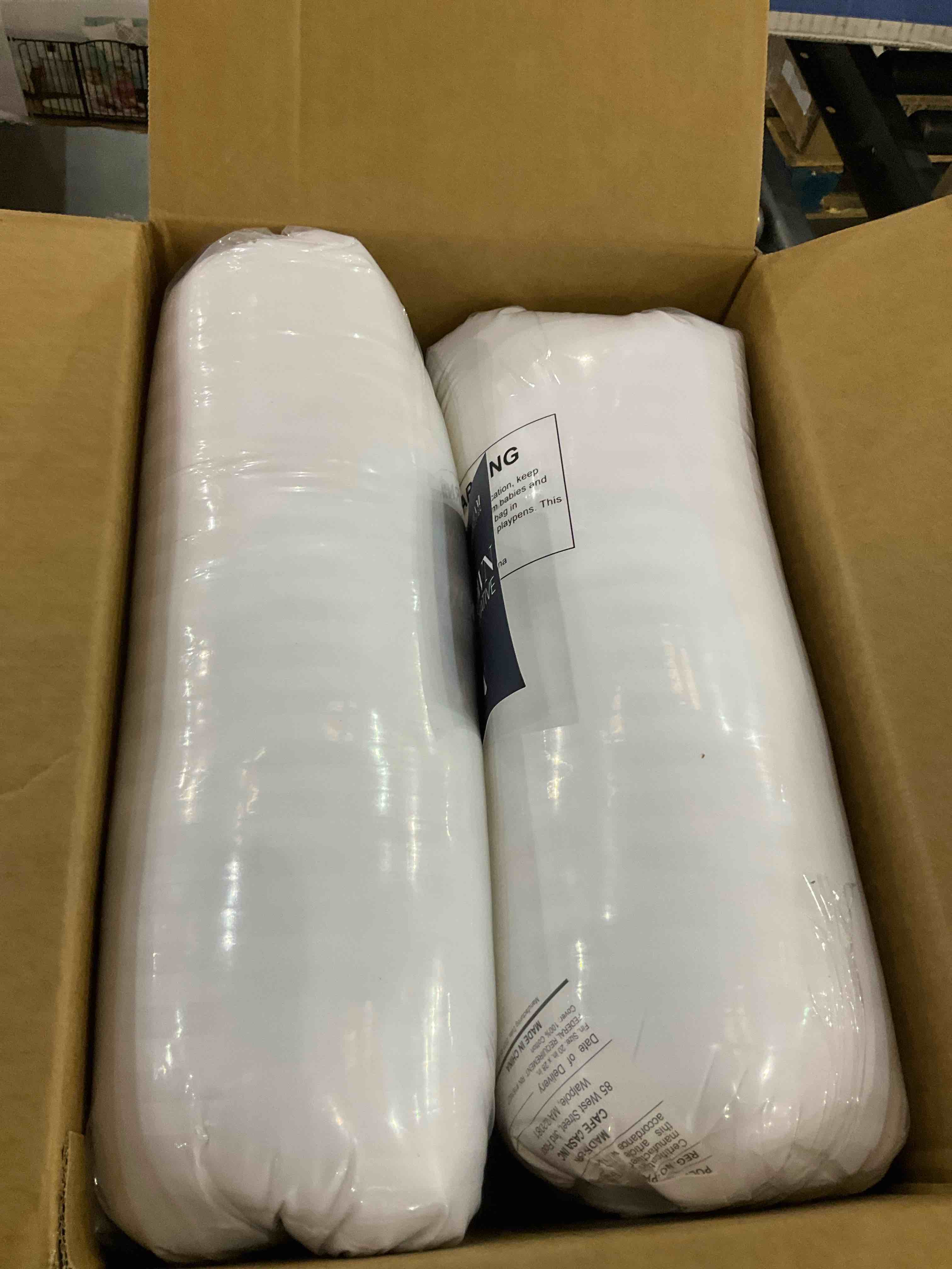 Beckham Hotel Collection Bed Pillows Standard / Queen Size Set of 2 - Down Alternative Bedding Gel Cooling Pillow for Back, Stomach or Side Sleepers