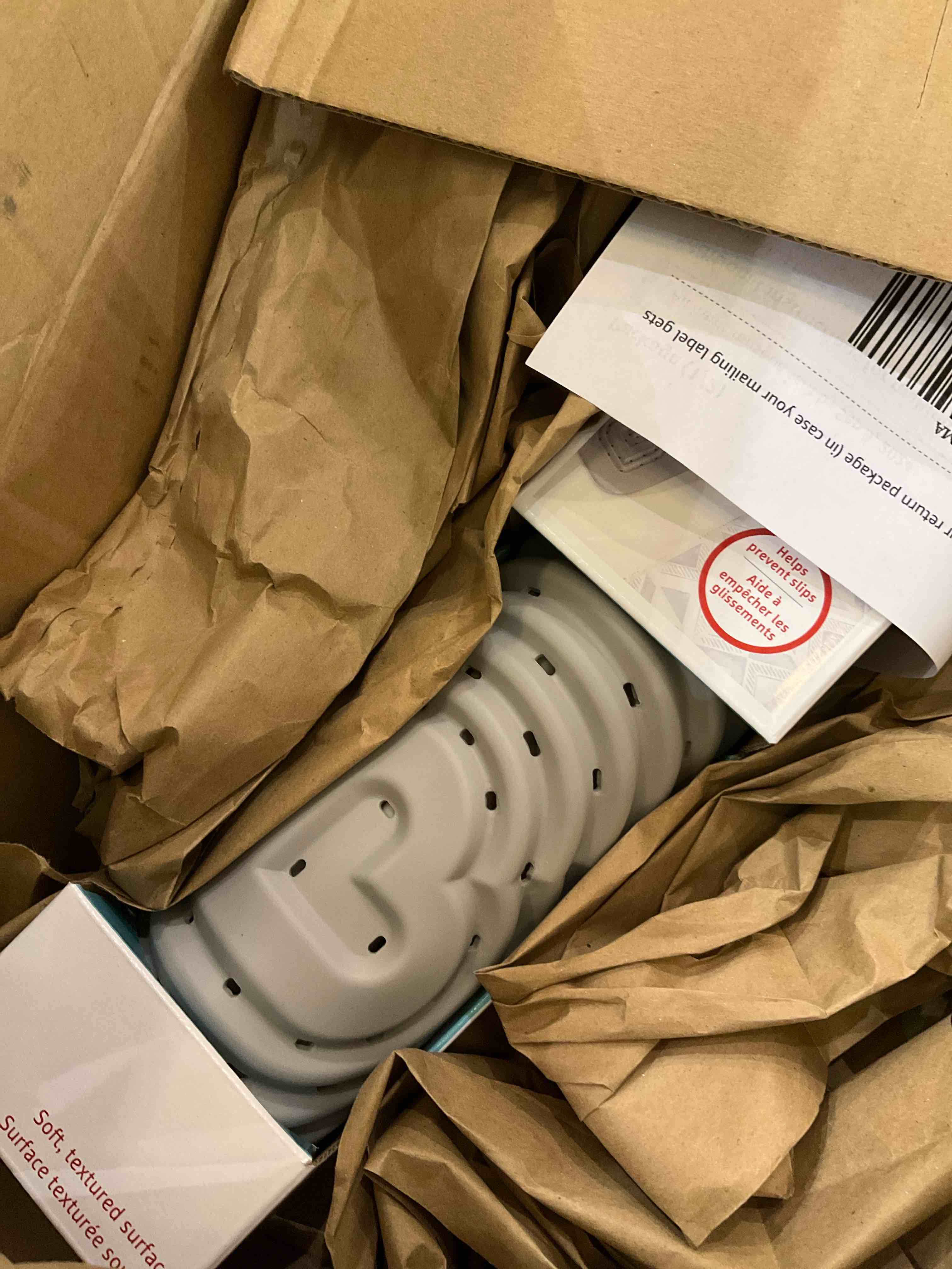 Munchkin® Soft Spot™ Cushioned Bath Mat for Kids, Grey