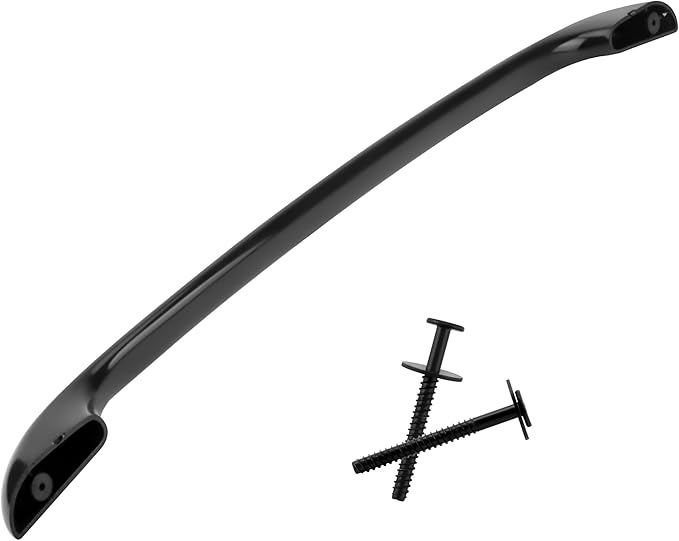 Upgraded 316443601 Oven Door Handle Replacement Compatible with Kenmore Frigidaire Electrolux Electric Oven Range Stove.?Include 2Pcs 316433300 Oven Door Handle Screws?