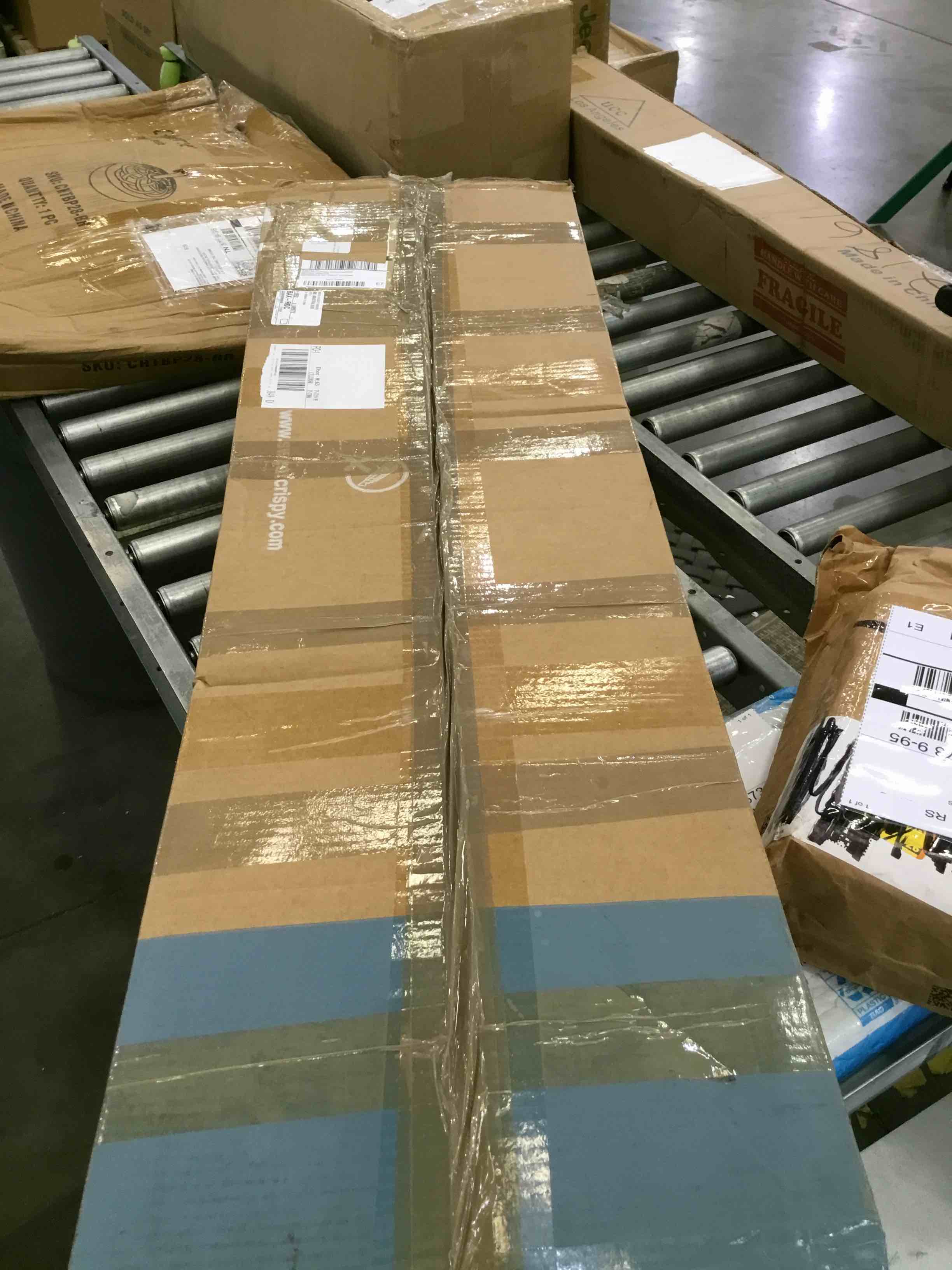 Standing Desk, 55x24 Inch Ergonomic Adjustable Height Electric Sit Stand Up Down Computer Table with Whole-Piece Desktop Board, Computer Workstation for Home Office, White(2 Packages)