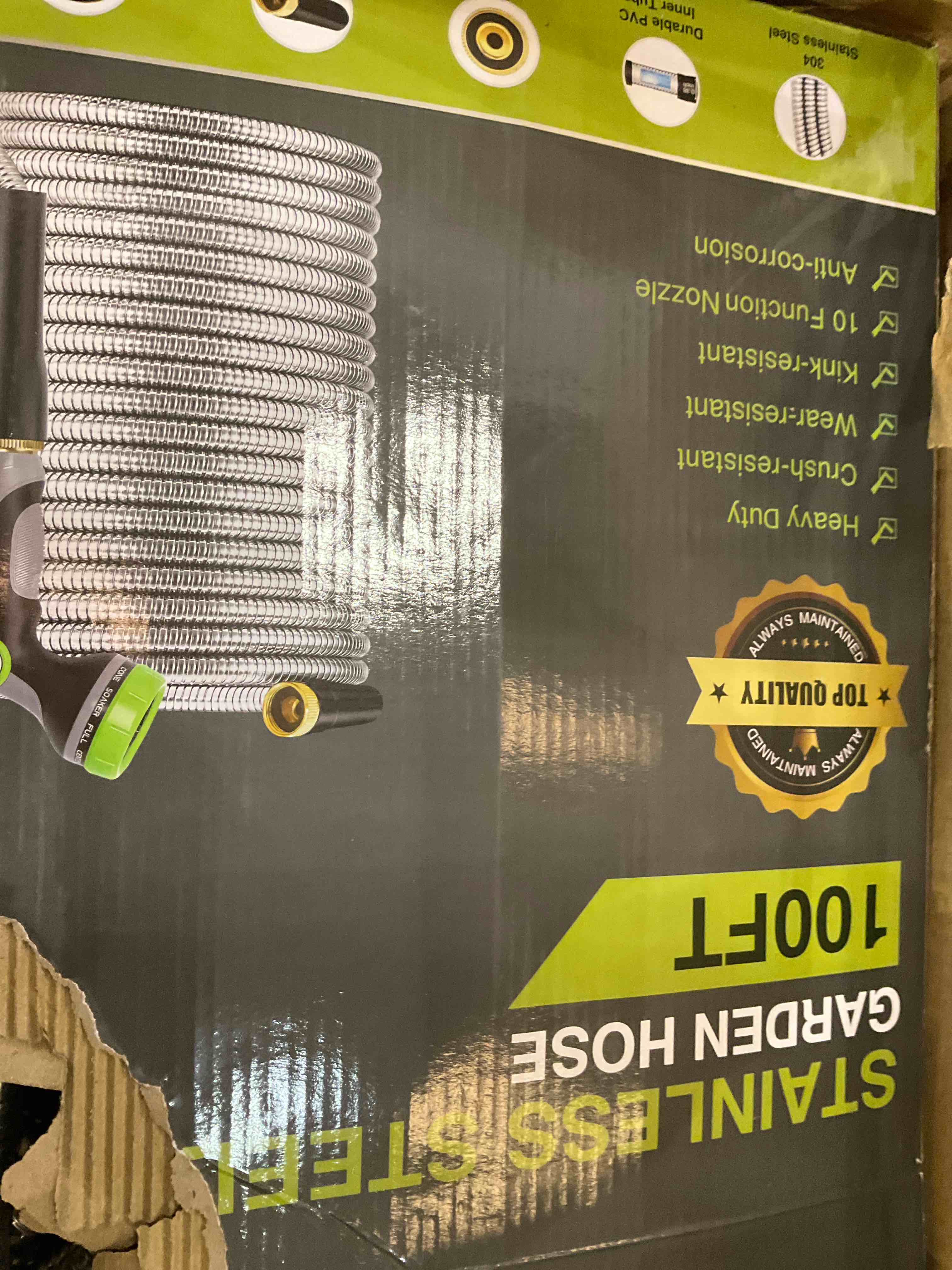 stainless esteel garden house 