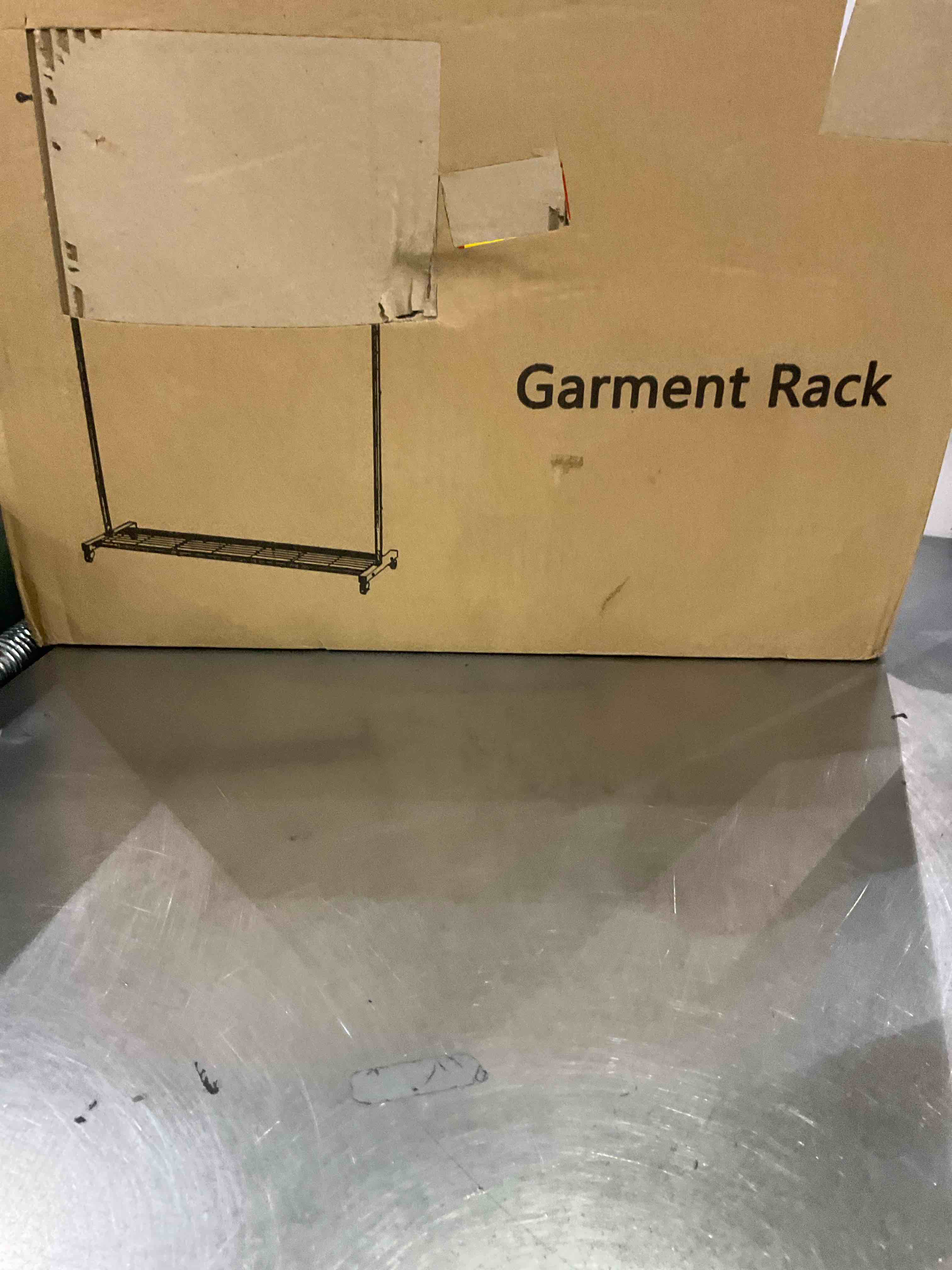 Sywhitta Clothes Rack on wheels, Clothing Rack with Bottom Mesh Storage Shelf,Sturdy Metal Frame,Rolling Garment Rack for Hanging Clothes,Coats,Skirts,39.76" L x 16" W x 64.56" H,Golden