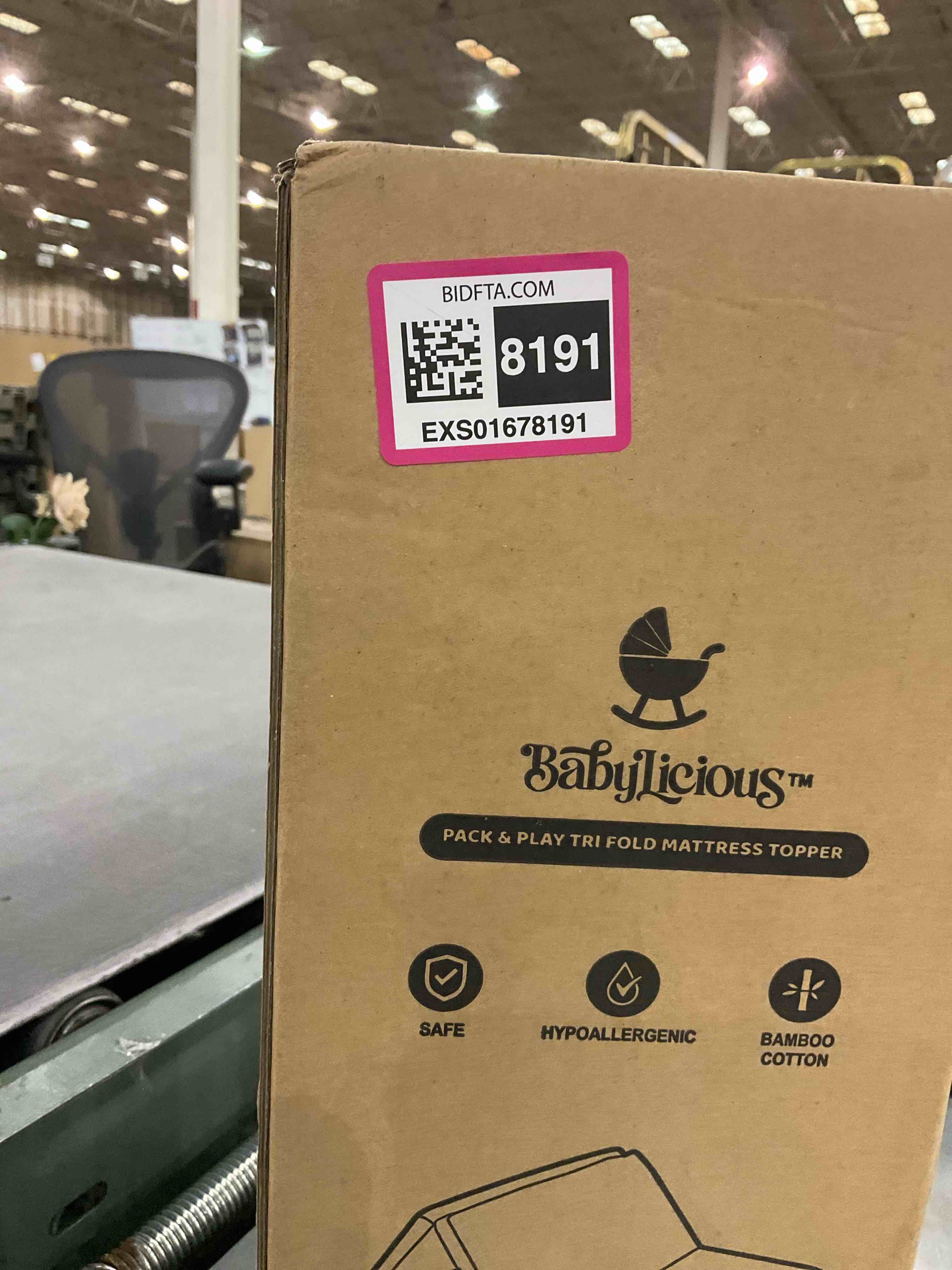 Waterproof Pack and Play Mattress Topper - 38" x 26" 1.5" - Trifold Style - Breathable Soft Bamboo - Portable Trifold Playard Mattress Topper- Baby Foam Playpen Mattresses for Babies