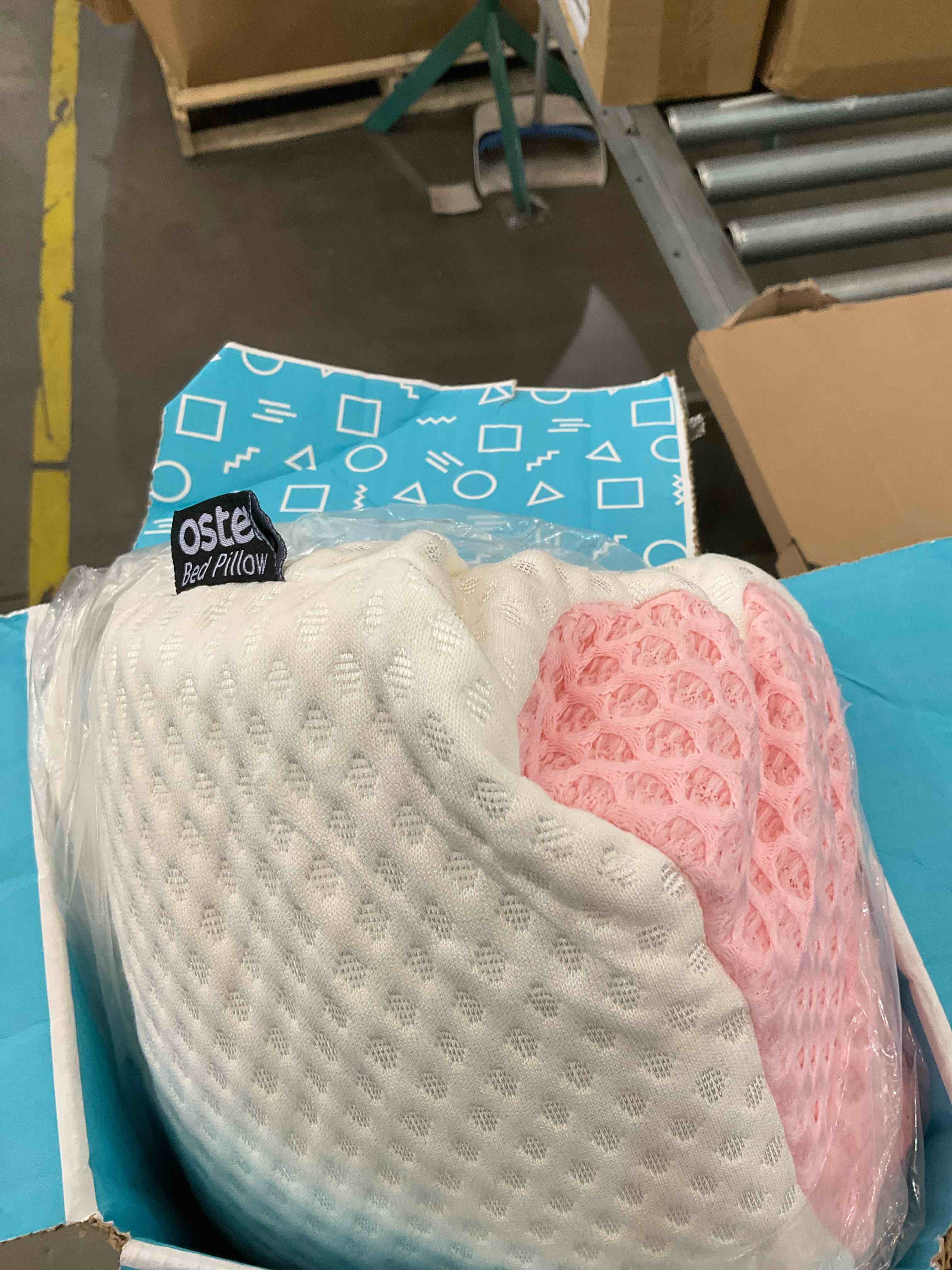 Osteo Cervical Pillow for Neck Pain Relief, Hollow Design Odorless Memory Foam Pillows with Cooling Case, Adjustable Orthopedic Bed Pillow for Sleeping, Contour Support for Side Back Stomach Sleepers