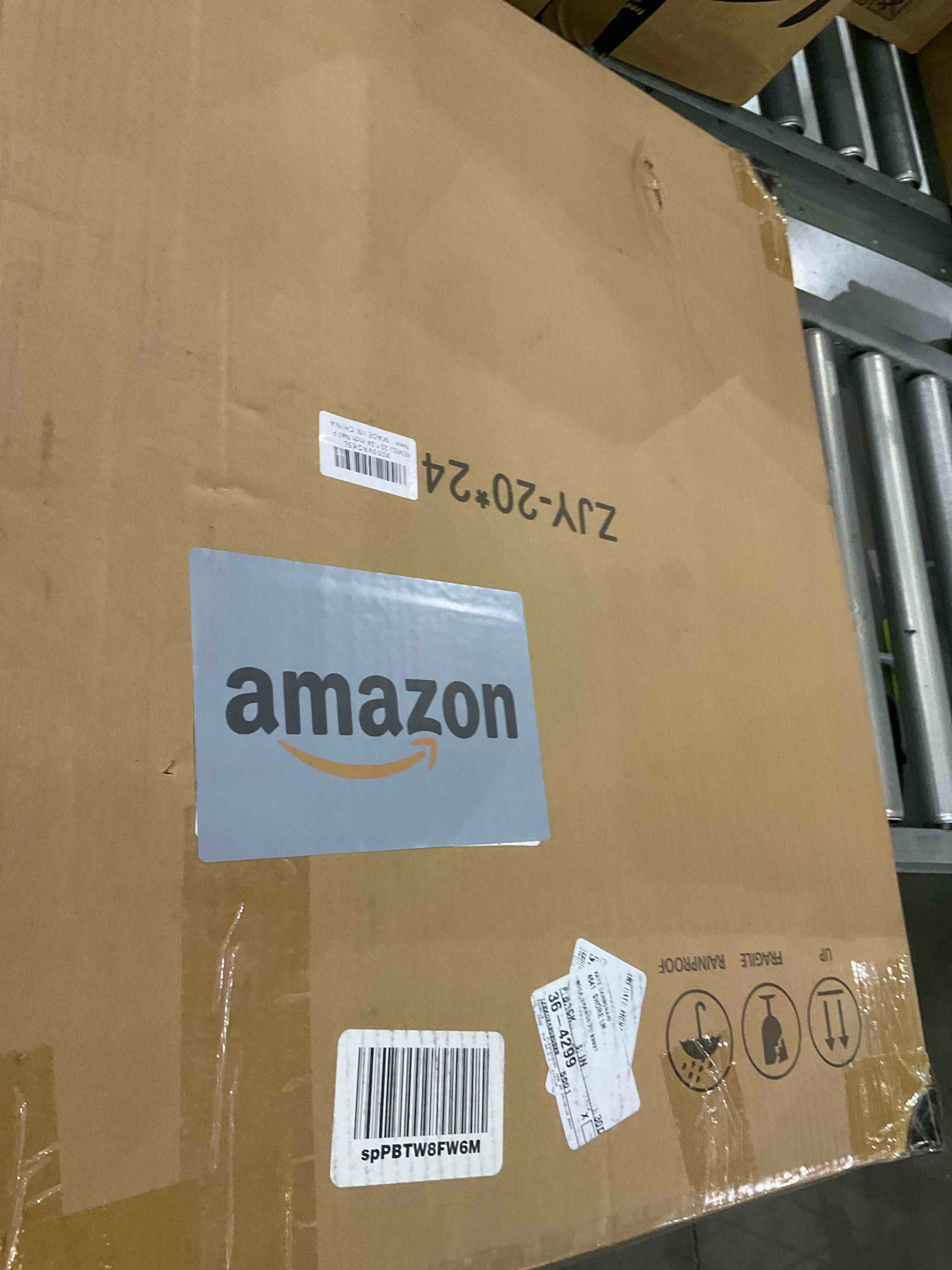 FEMELI 20 * 24 Inch Nail Polish Wall Racks 1 Pack, Hold Up to 120 Bottles,Clear Acrylic Nail Polish Shelf Organizer Wall Mounted 6 Rows