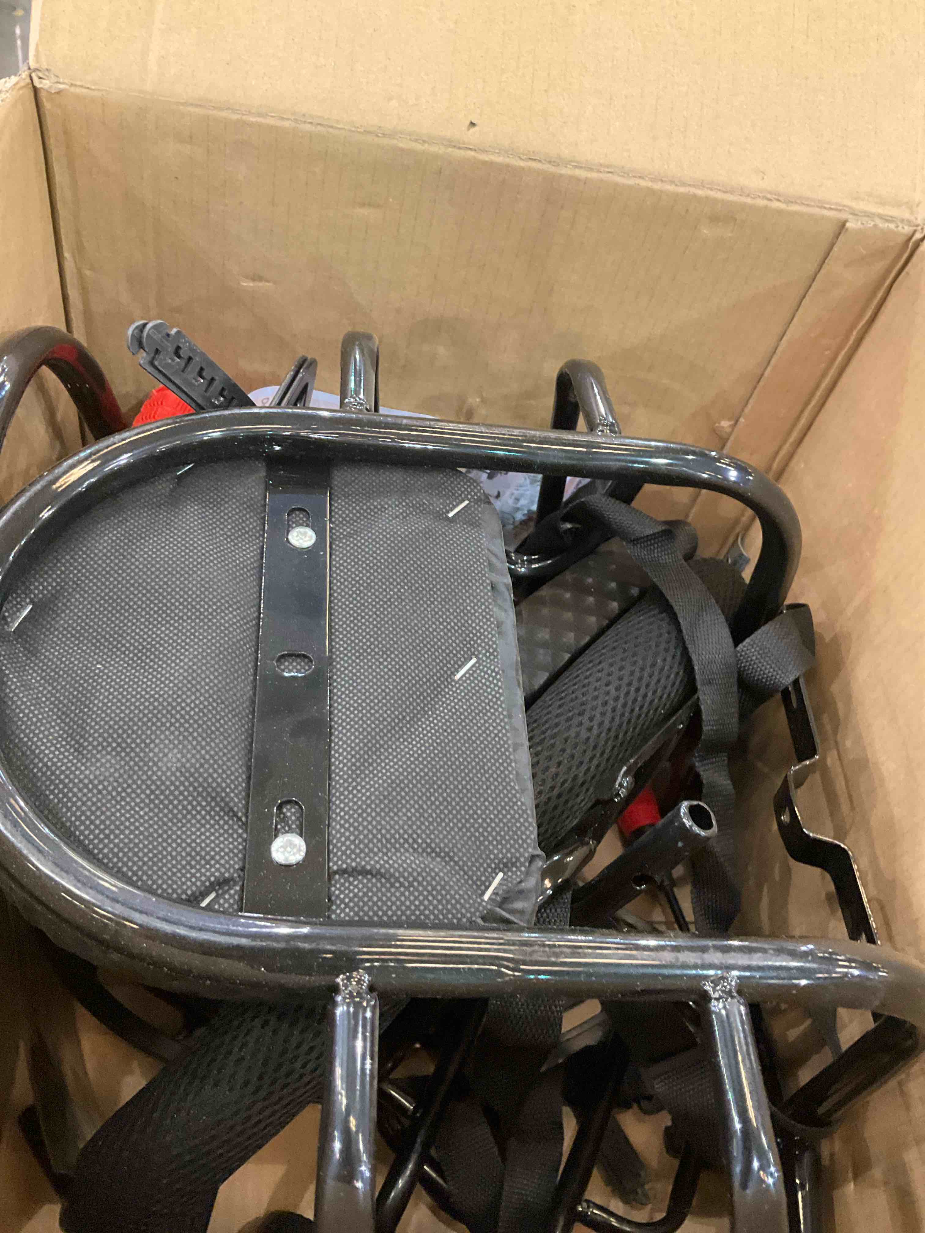 Felixstory Bike Child Seat, Bike Kids Seat with Cushion Backrest Armrest and â€‹Fence Guadrail, Electric Bike Child Seat for 2-6 Years Old, High Seat Cushion Backrest Mountain More Safety (Back-seat)