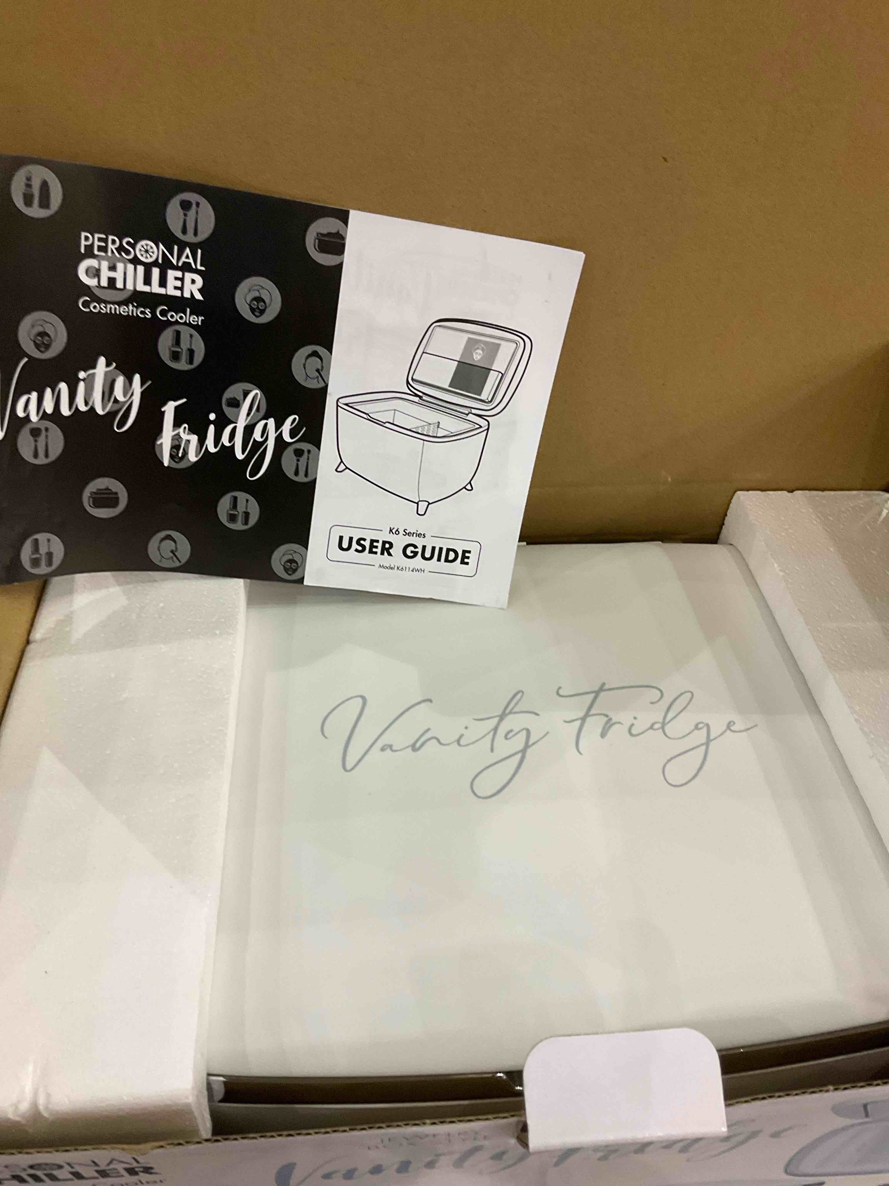 PERSONAL CHILLER 6.2L SkinCare Fridge, Portable Cosmetic Mini Fridge, Low Noise Small Refrigerator for Beauty Products, Beverage, Home, Bedroom