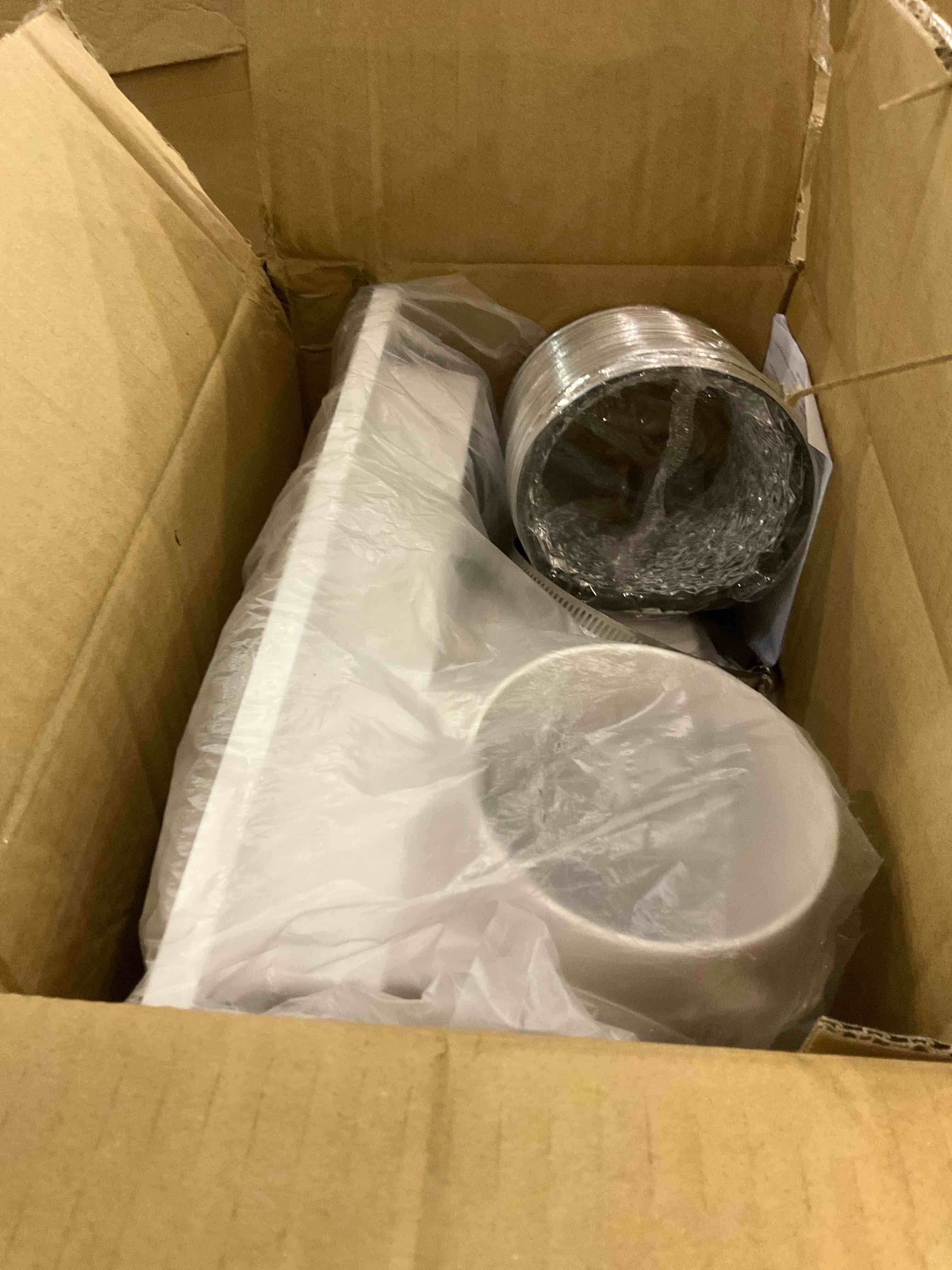  NEZLOP Bathroom Exhaust Fan With Light, 12 inch Bathroom Exhaust Fan,6500K Square LE Light 1.0 Sones 140FM Ultra Silent Bathrooi Extieast Fan for Bathroom, Attic, Living Roon Newltem