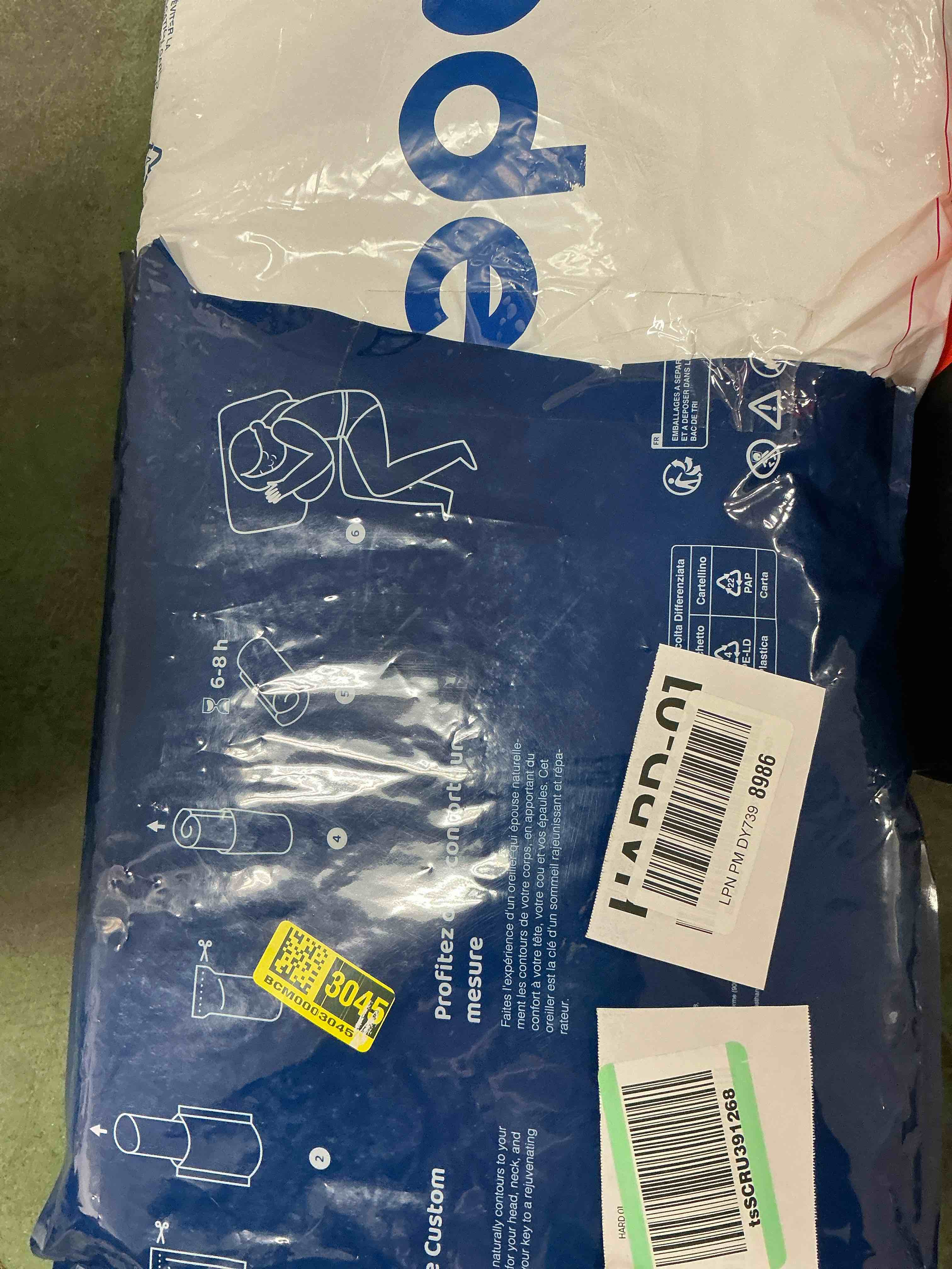 Condition photo showing Good Condition for Derila Cervical Queen Size Pillow for Sleeping - Support Pillow for Side, Back, Stomach Sleepers - Contour Best Bed Pillows for Sleeping