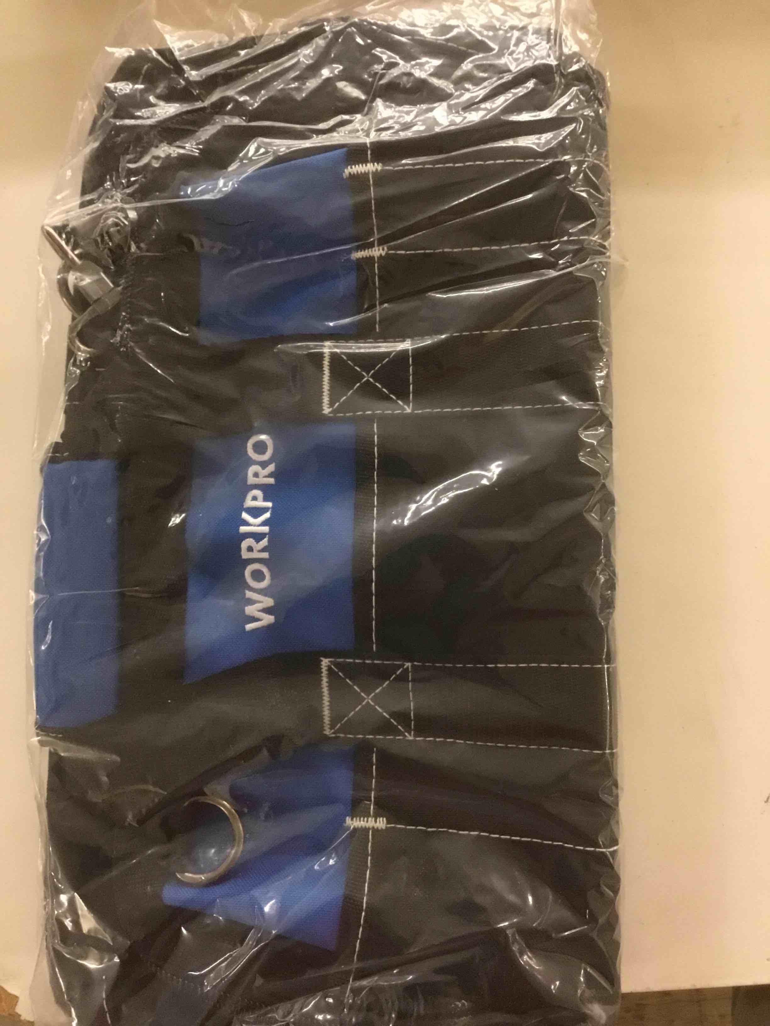 Condition photo showing New/Like New for WORKPRO 16-inch Wide Mouth Tool Bag with Water Proof Molded Base