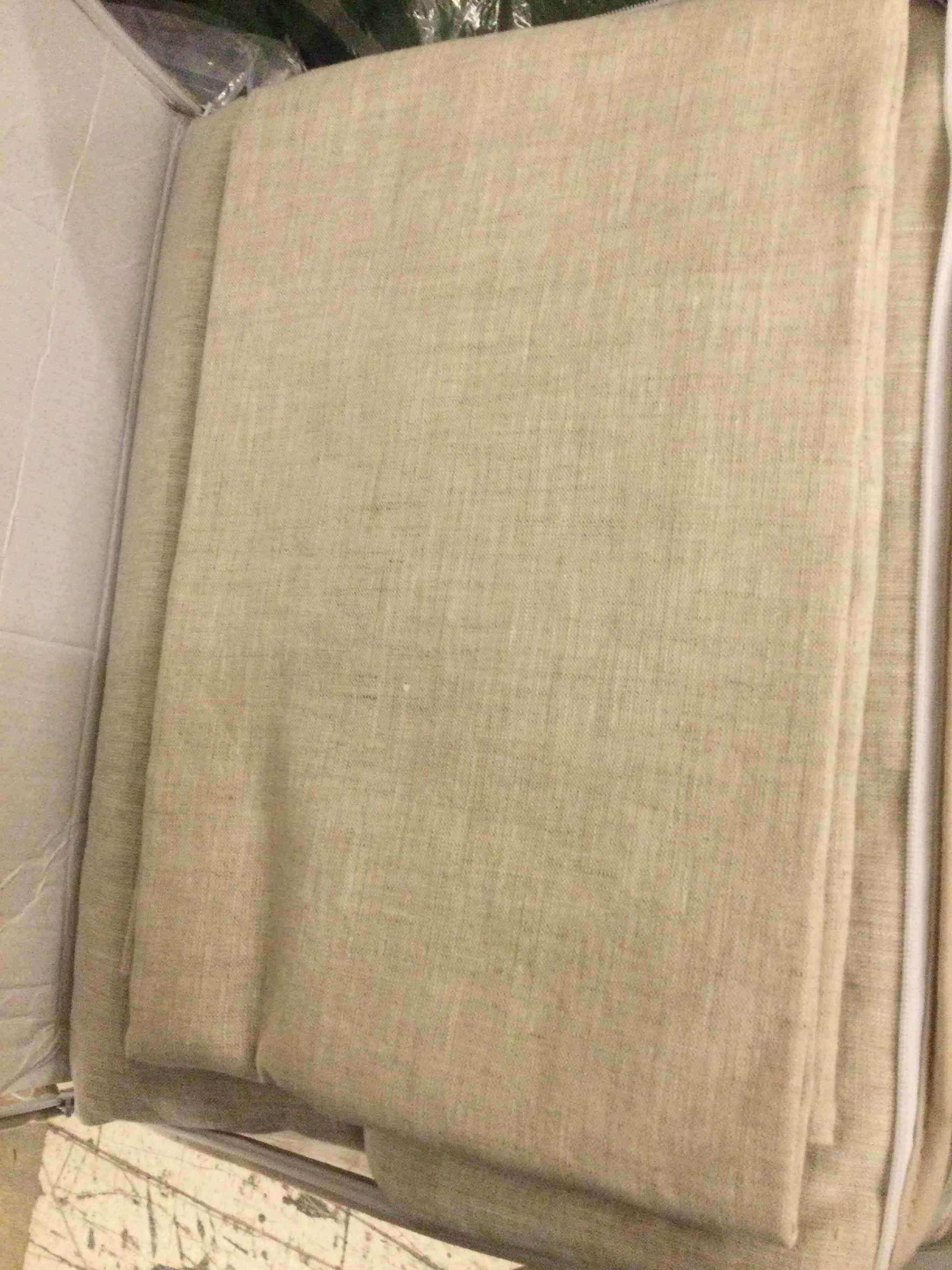 Condition photo showing New/Like New for DAPU 100% Linen Duvet Cover, Pure Natural French Flax Linen with Corner Ties and Zipper Closure, Soft Breathable Durable for Hot Sleepers 1 Duvet Cover 2 Pillowcases (Natural Linen, Queen) Queen Natural Linen