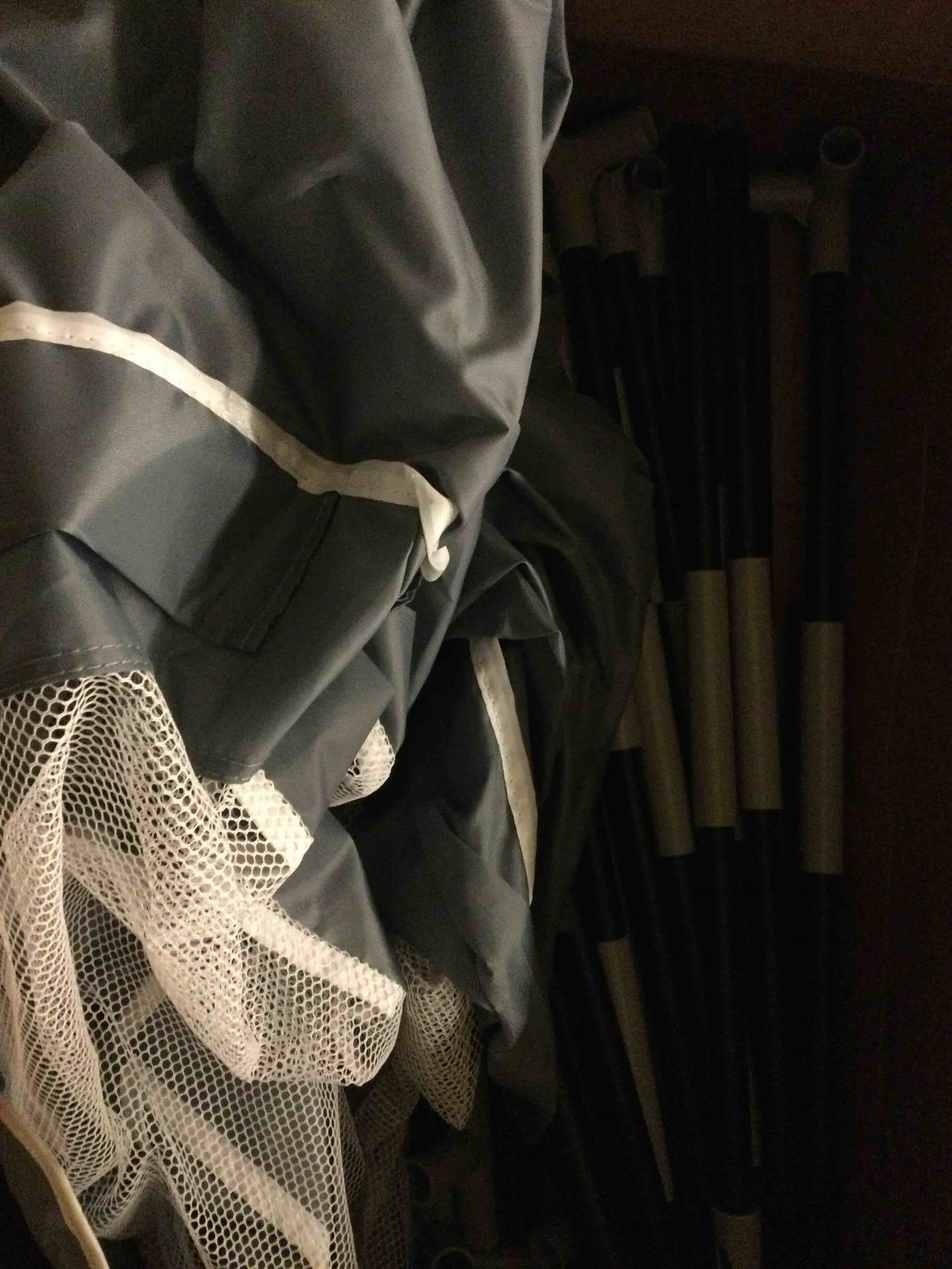 Todale Baby Playpen - Safe Infant & Toddler Gate for Crib - Portable Floor Yard with Anti-Slip Base and Breathable Mesh in Gray - Playpen for Babies and Toddlers, Gray