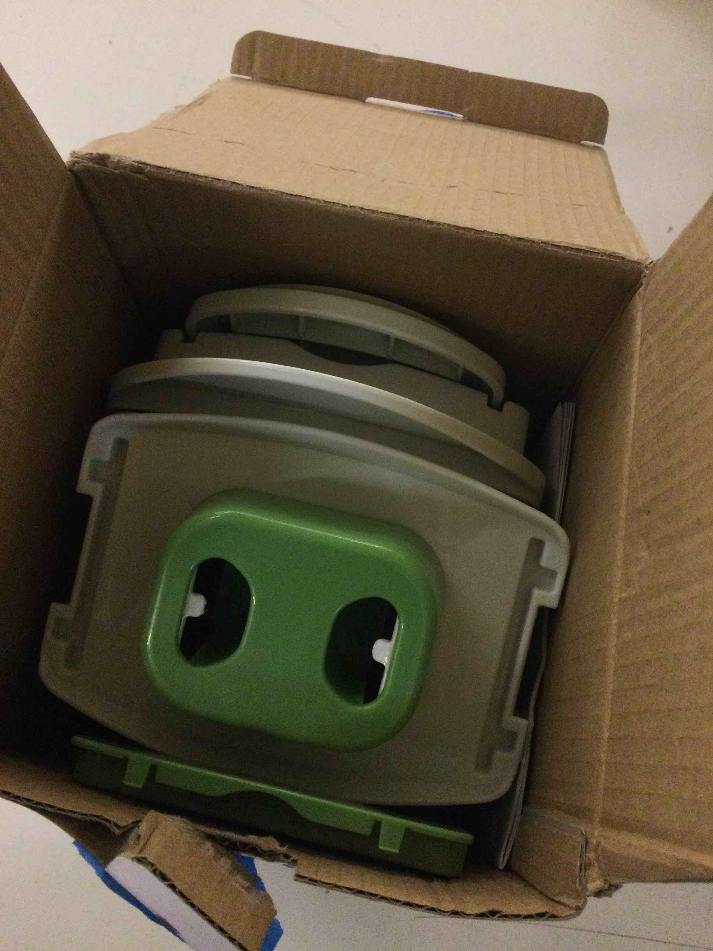 Condition photo showing As Is for Mueller Pro-Series All-in-One, 12 Blade Mandoline Slicer for Kitchen Vegetable Chopper, Vegetable Slicer and Spiralizer, Cutter, Dicer, Food Chopper, Grater, Kitchen Gadgets Sets with Container (B0B72DL8KL) (Colors Vary)