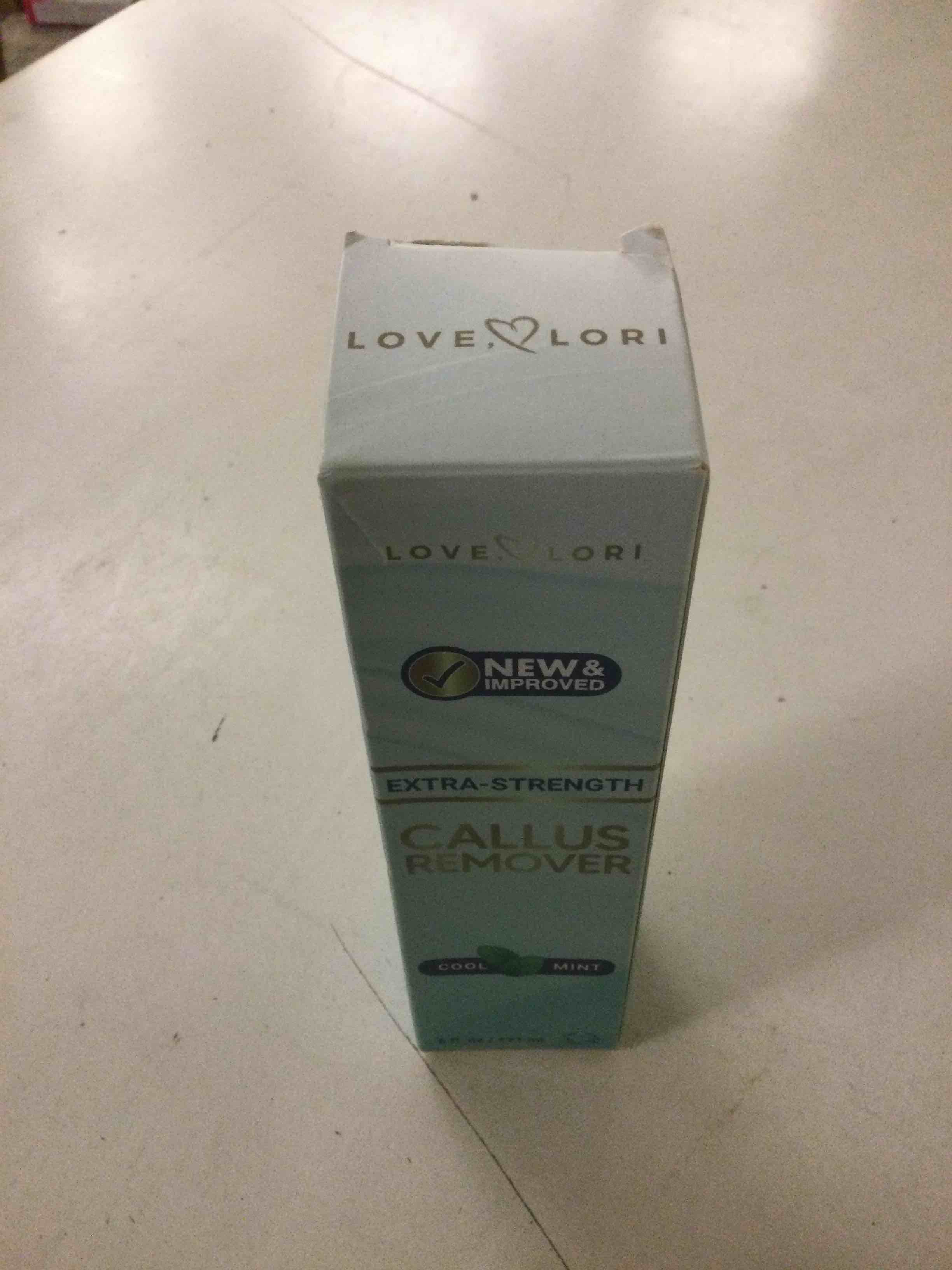 Condition photo showing New/Like New for Love Lori Callus Remover Cool Mint