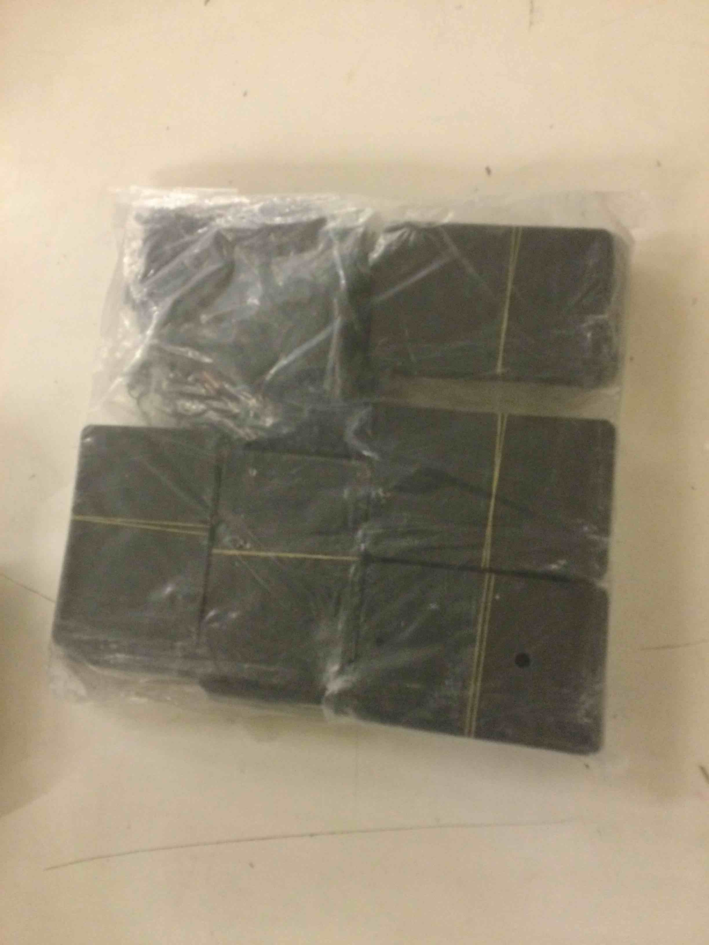 Condition photo showing New/Like New for Blank Hang Tags with String & Fasteners – 2 x 3.5 in Cardstock Paper Tags for Labeling, Pricing, and Gifting, Perfect for Crafts, Retail, and Events – 500-Pack for Easy Organization (Black)