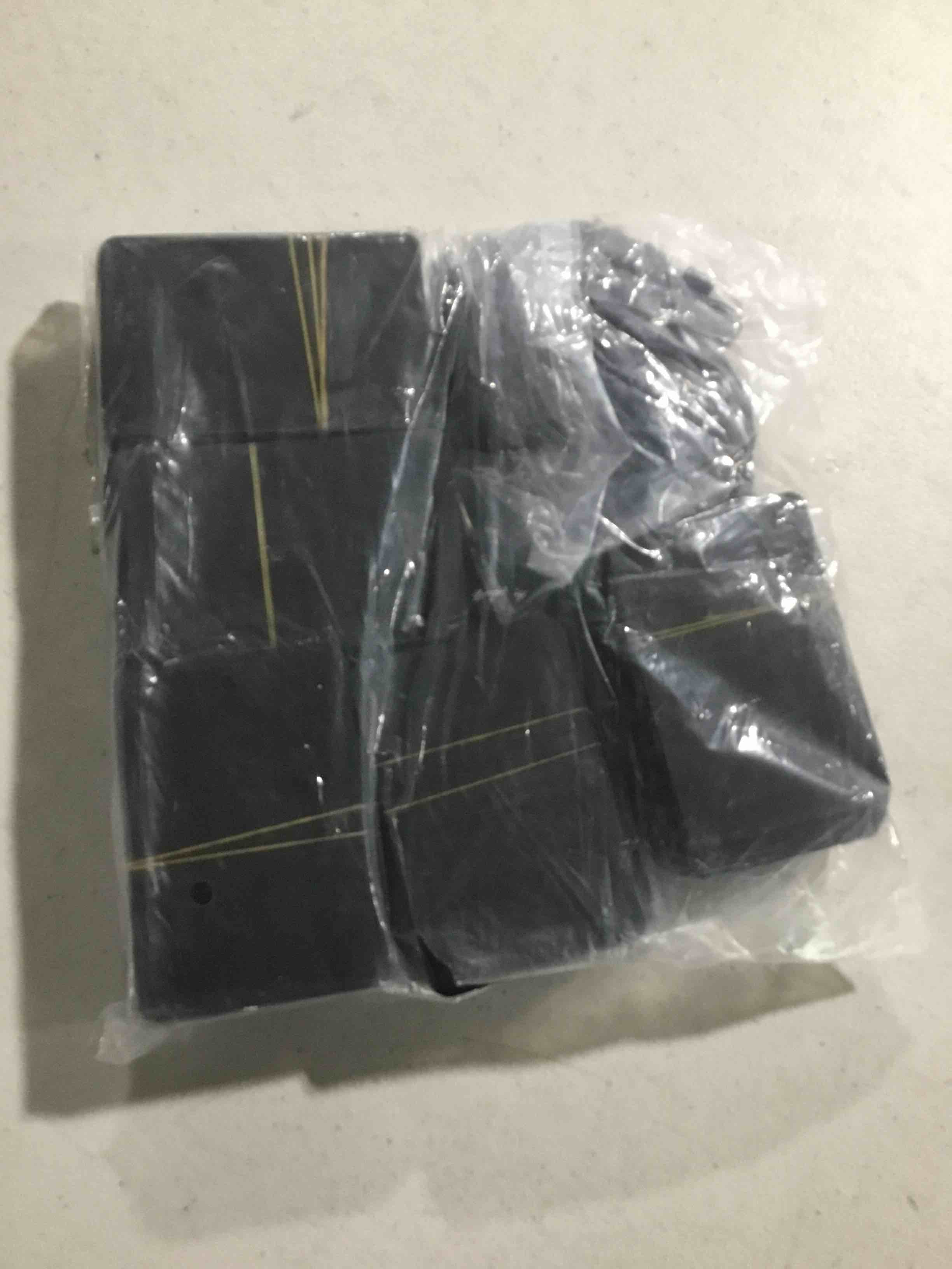 Condition photo showing Good Condition for 500 Pack Blank Hang Tags with String and Fasteners, 2 x 3.5 in Cardstock Paper Tags for Labeling, Pricing, and Gifting - Kraft black Tag for Retail, Clothing, Gifts, and Craft Projects