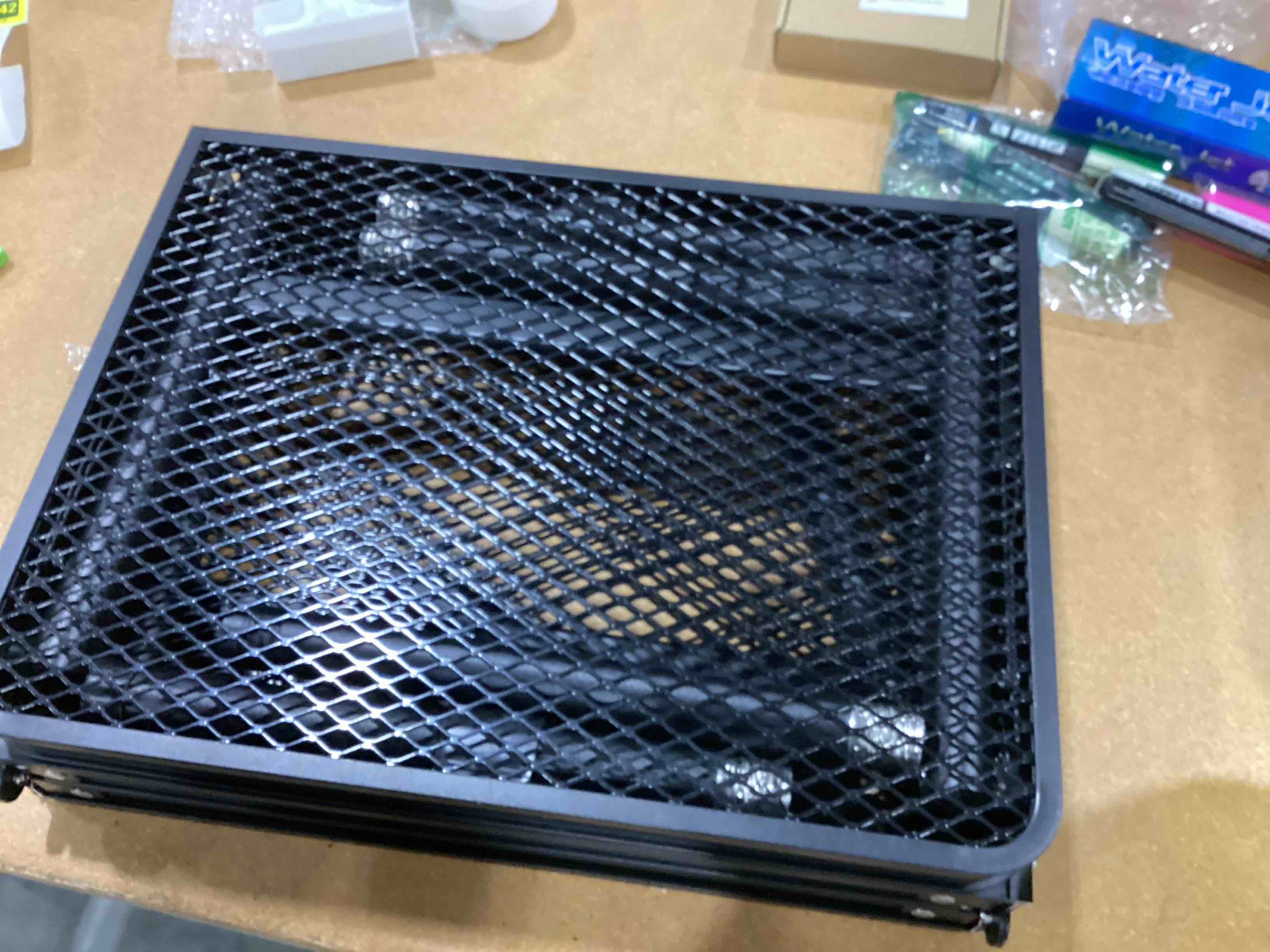 Condition photo showing Good Condition for anbte folding table • 22.8×16 in • black • heat-ready mesh