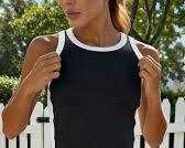 Condition photo showing New/Like New for fisoew womens athletic sleeveless mini dress with built-in shorts v neck spaghetti strap sundress medium darkblue
