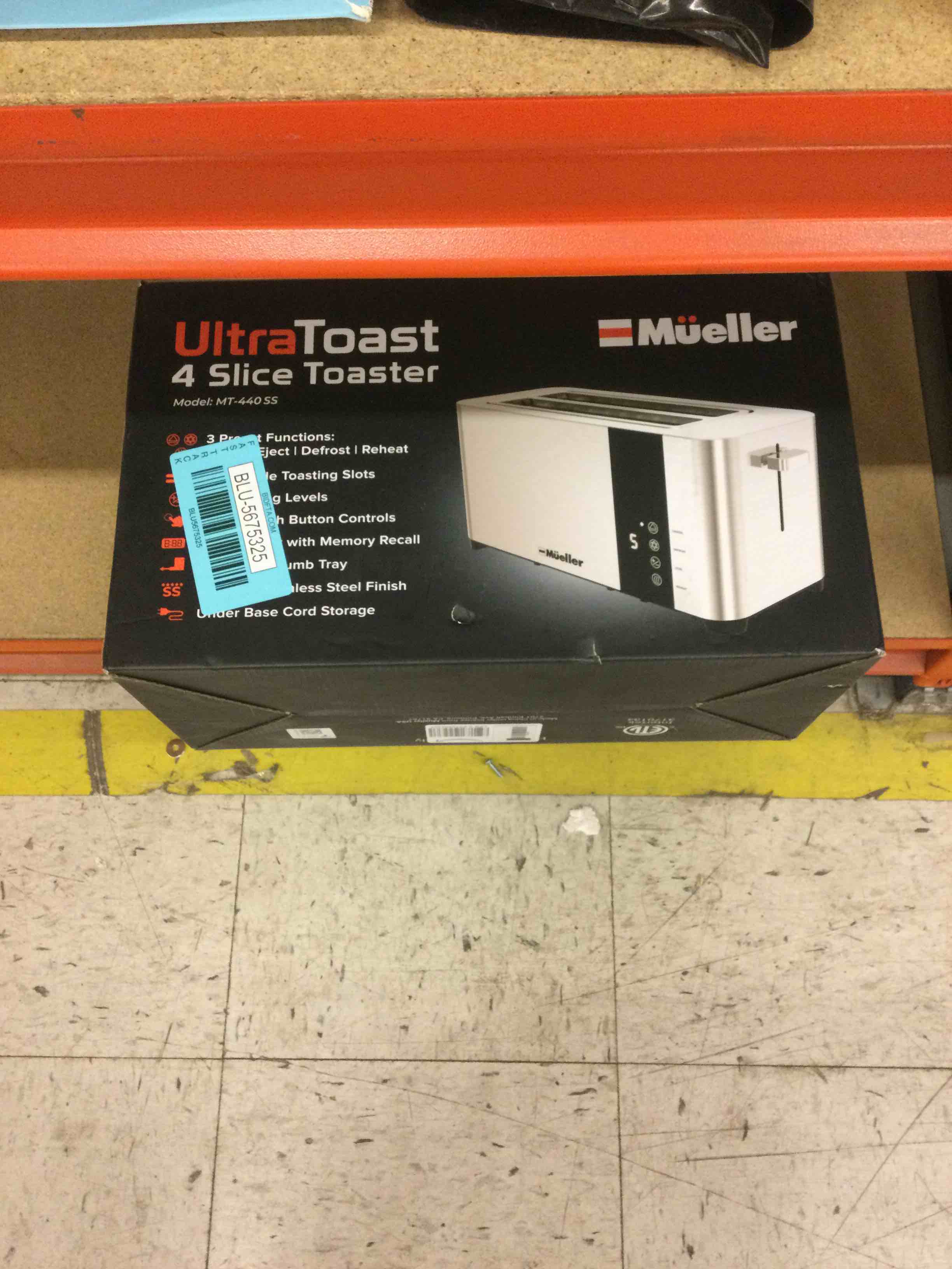 Condition photo showing Good Condition for Mueller Ultra Toast 4 Slice Toaster
