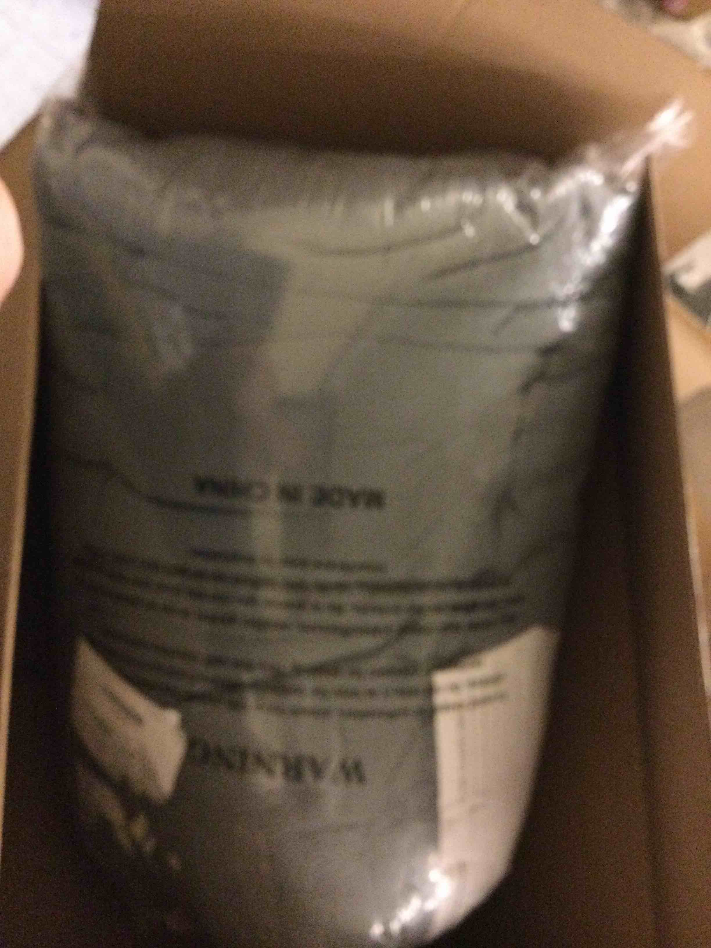 Condition photo showing As Is for gray comforter