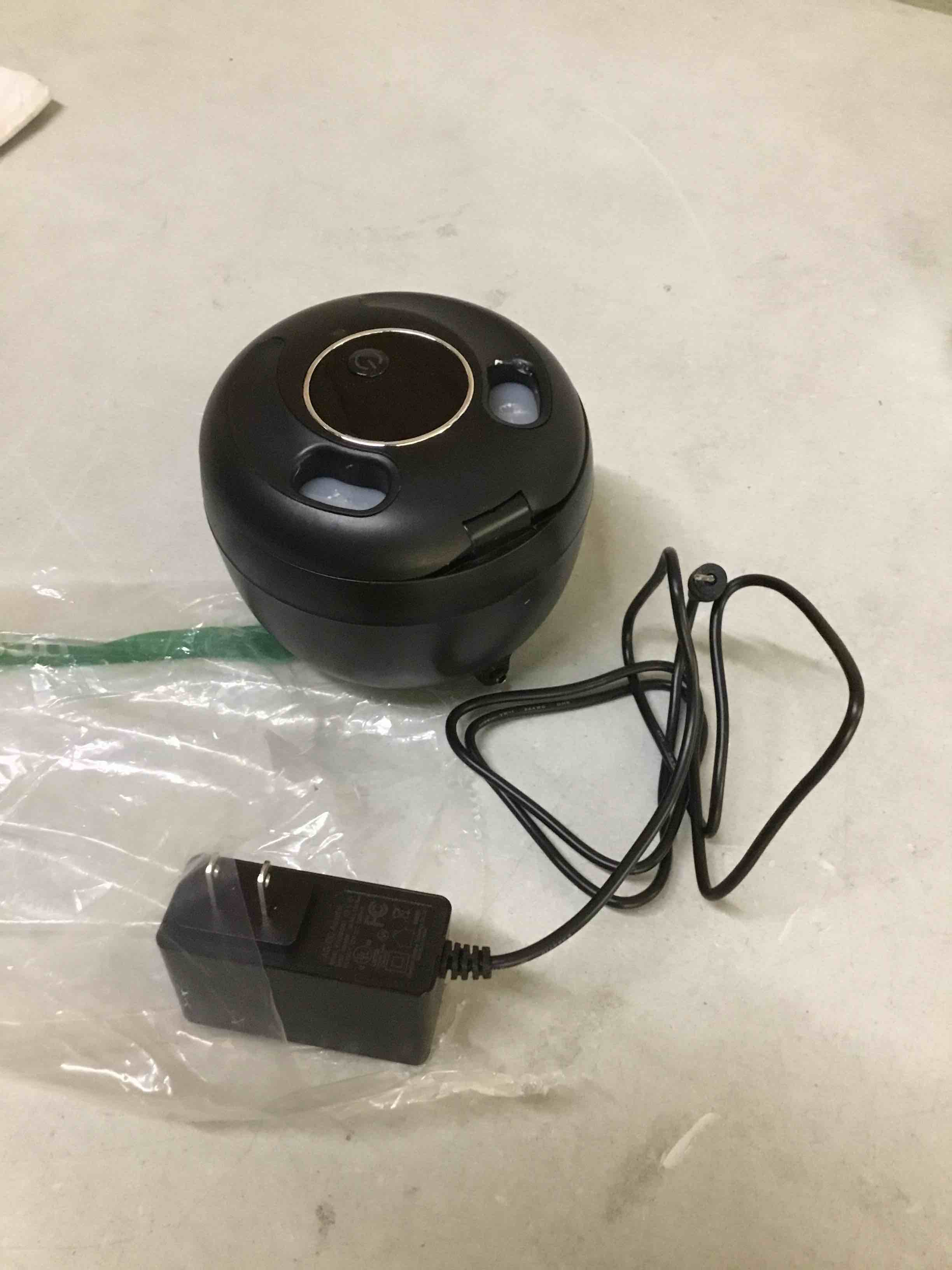 Condition photo showing As Is for upgraded ultrasonic retainer cleaner machine, 45khz ultrasonic dentures cleaner for night guards, braces, aligner, toothbrush, jewelry and more, 200ml capacity, black1