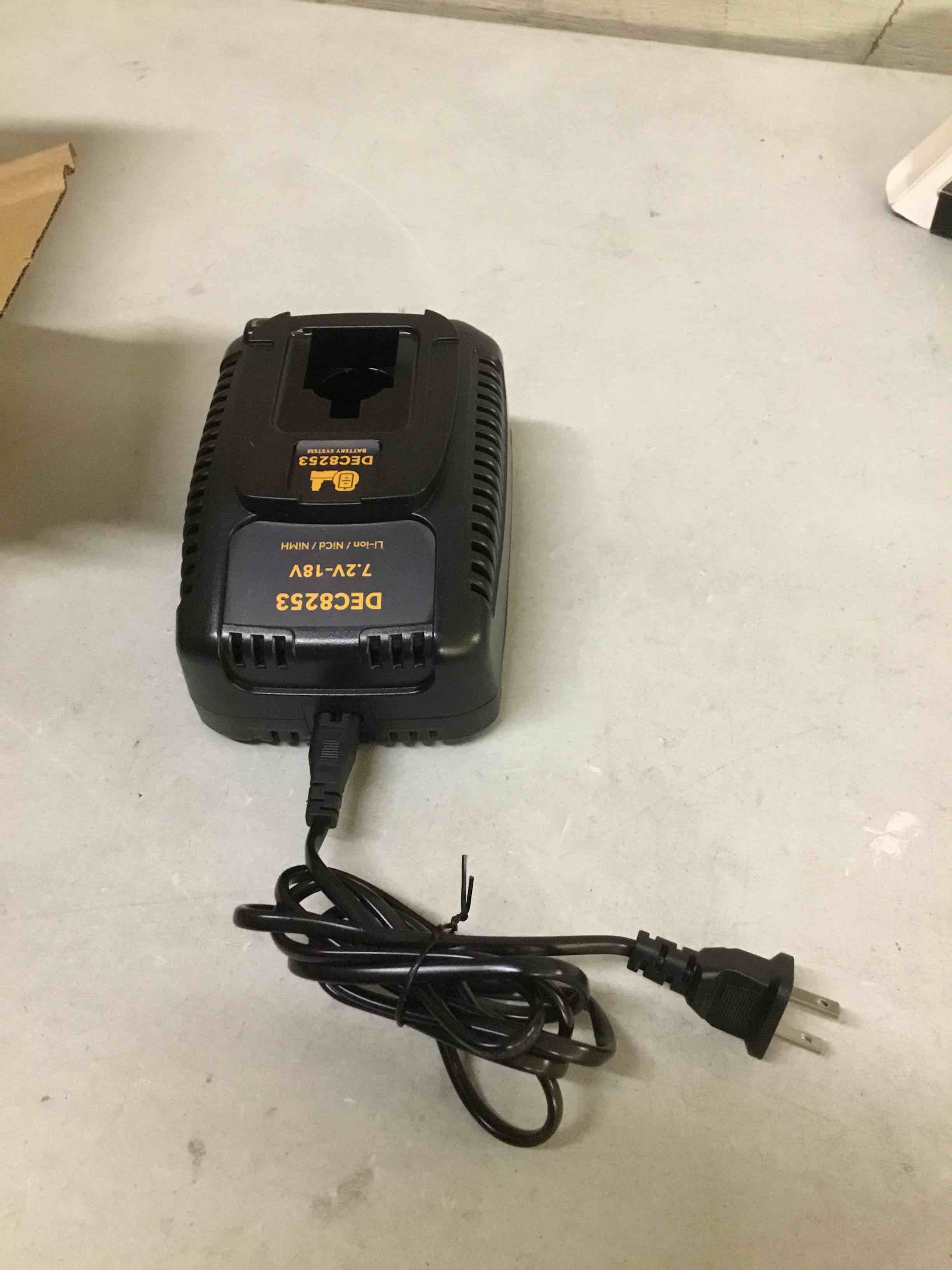 Condition photo showing As Is for ( incomplete) vanttech 2-pack 4.8ah dc9096 18v ni-mh battery replacement for dewalt 18v battery and dc9310 charger