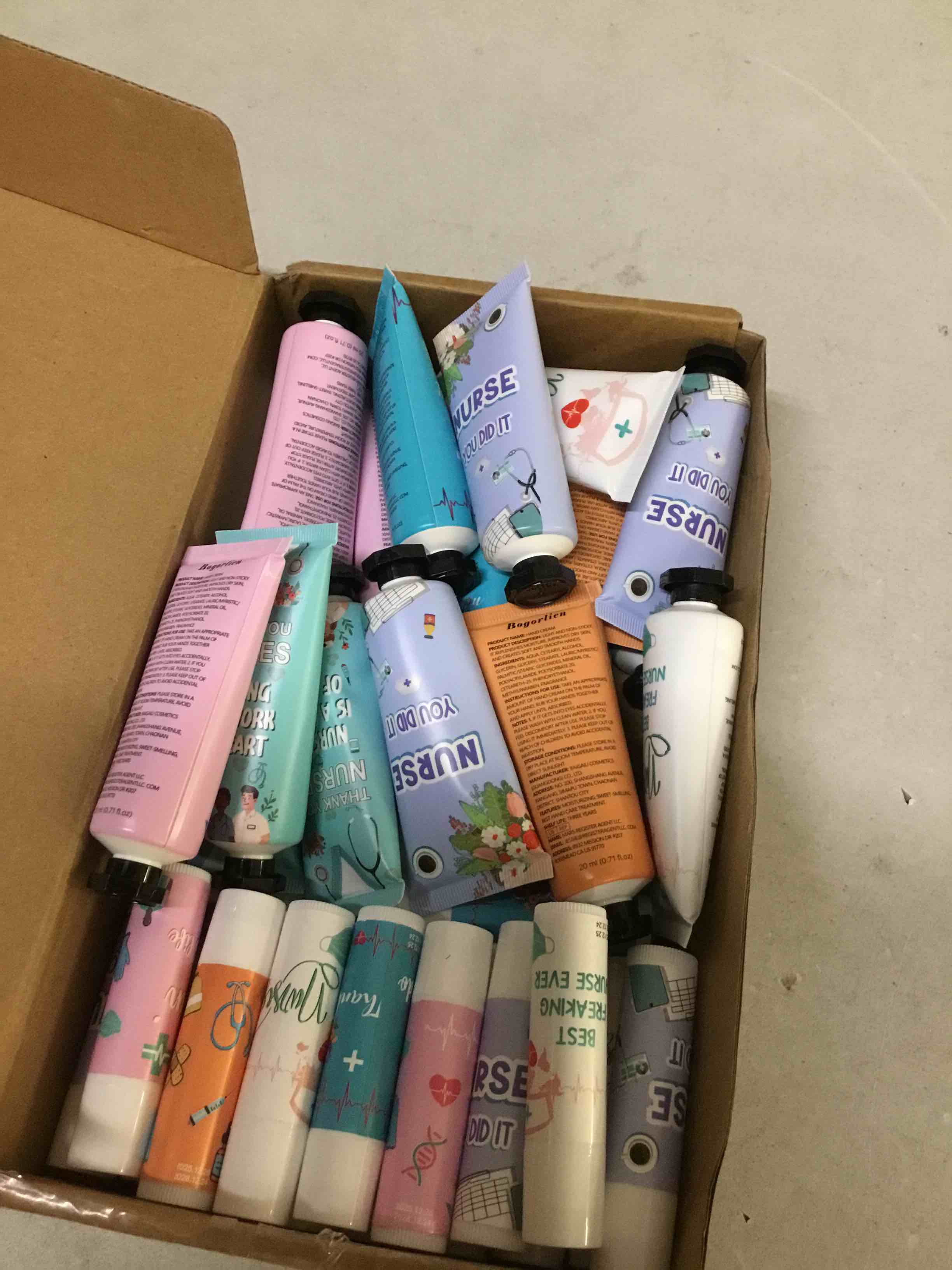 Condition photo showing New/Like New for loopeer 18 sets 36 pcs cna week appreciation gifts bulk 2026 nurse bulk gifts travel size hand cream and lip balm appreciation gift set for graduation healthcare worker medical community