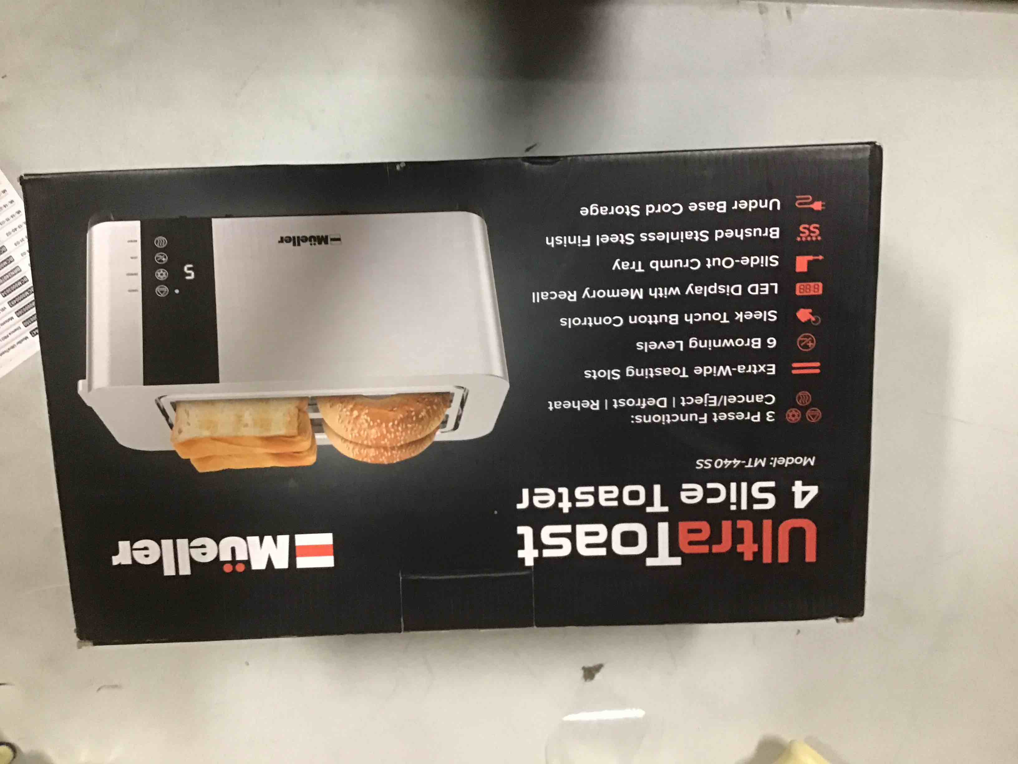 ultra toast 4 slice toaster