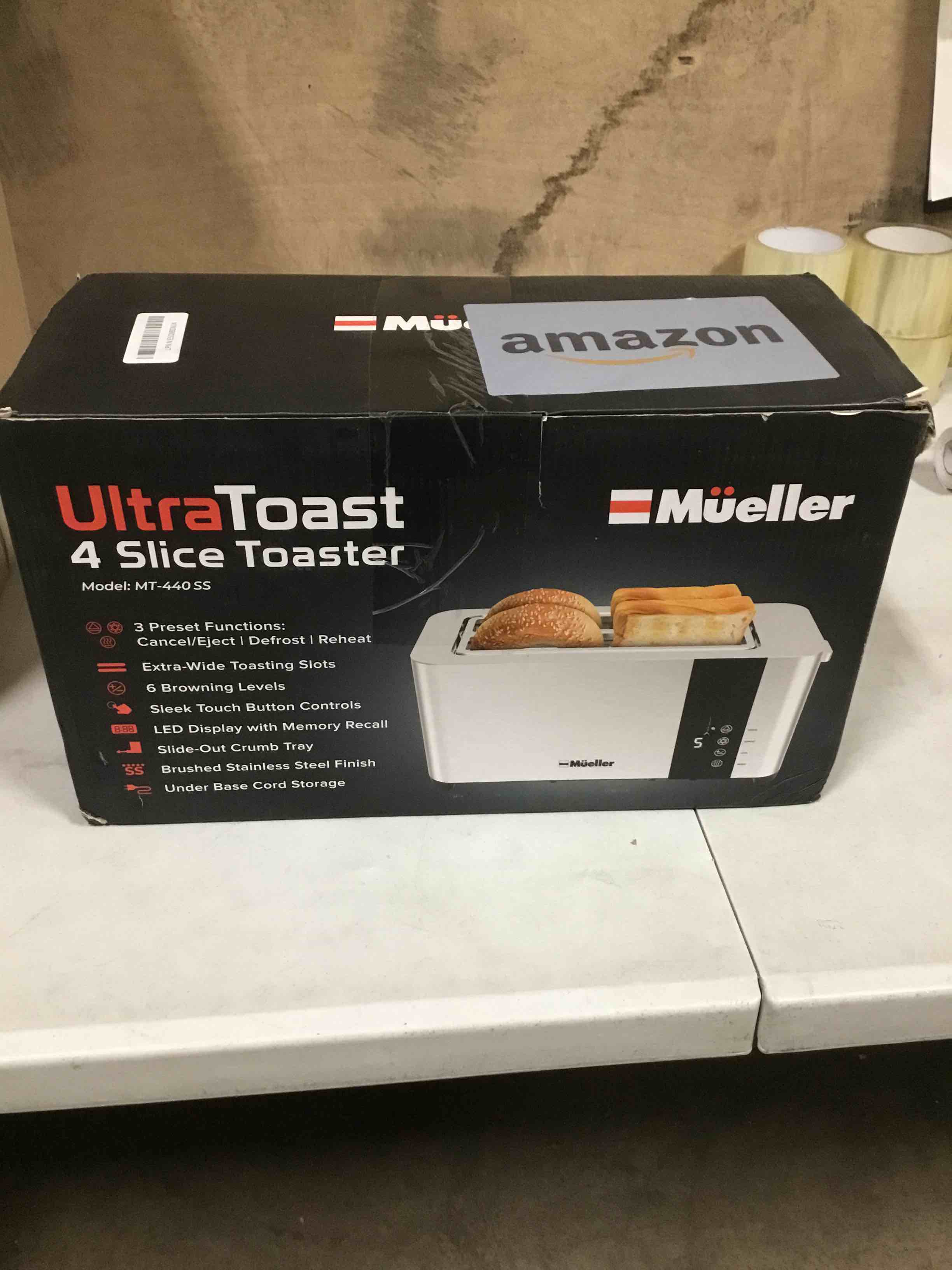 mueller ultra toast 4 slice toaster