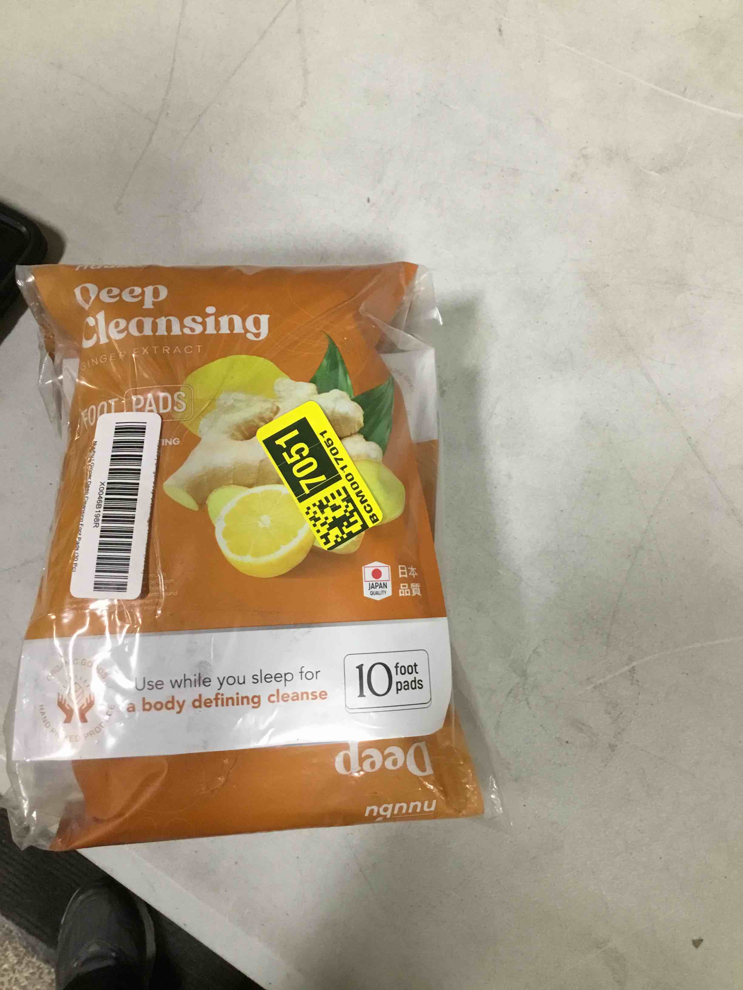 deep cleansing foot pads