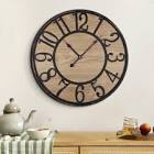 Maxstar Large Wall Clock Silent Bronze