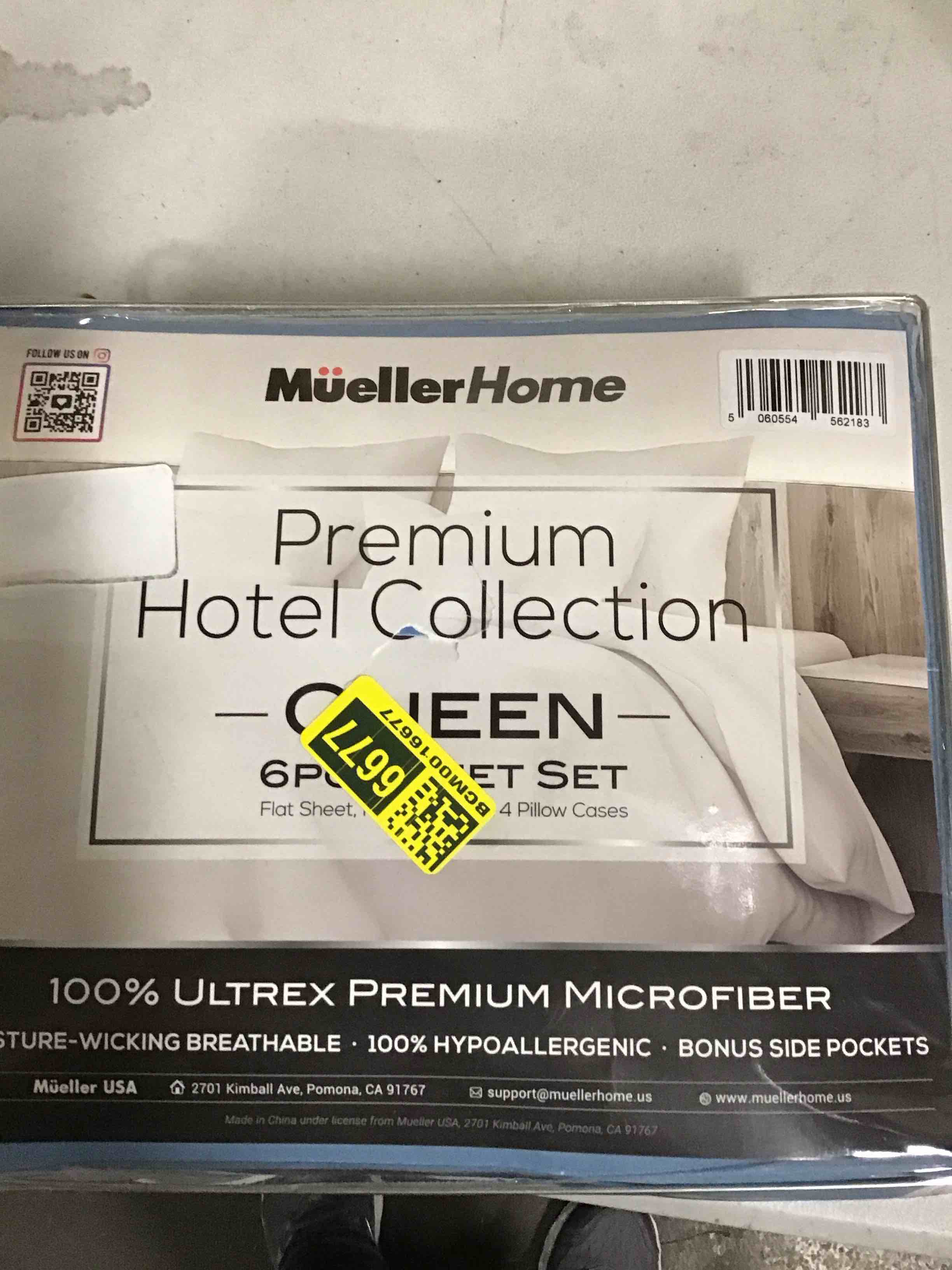 mueller Queen 6PC sheet set
