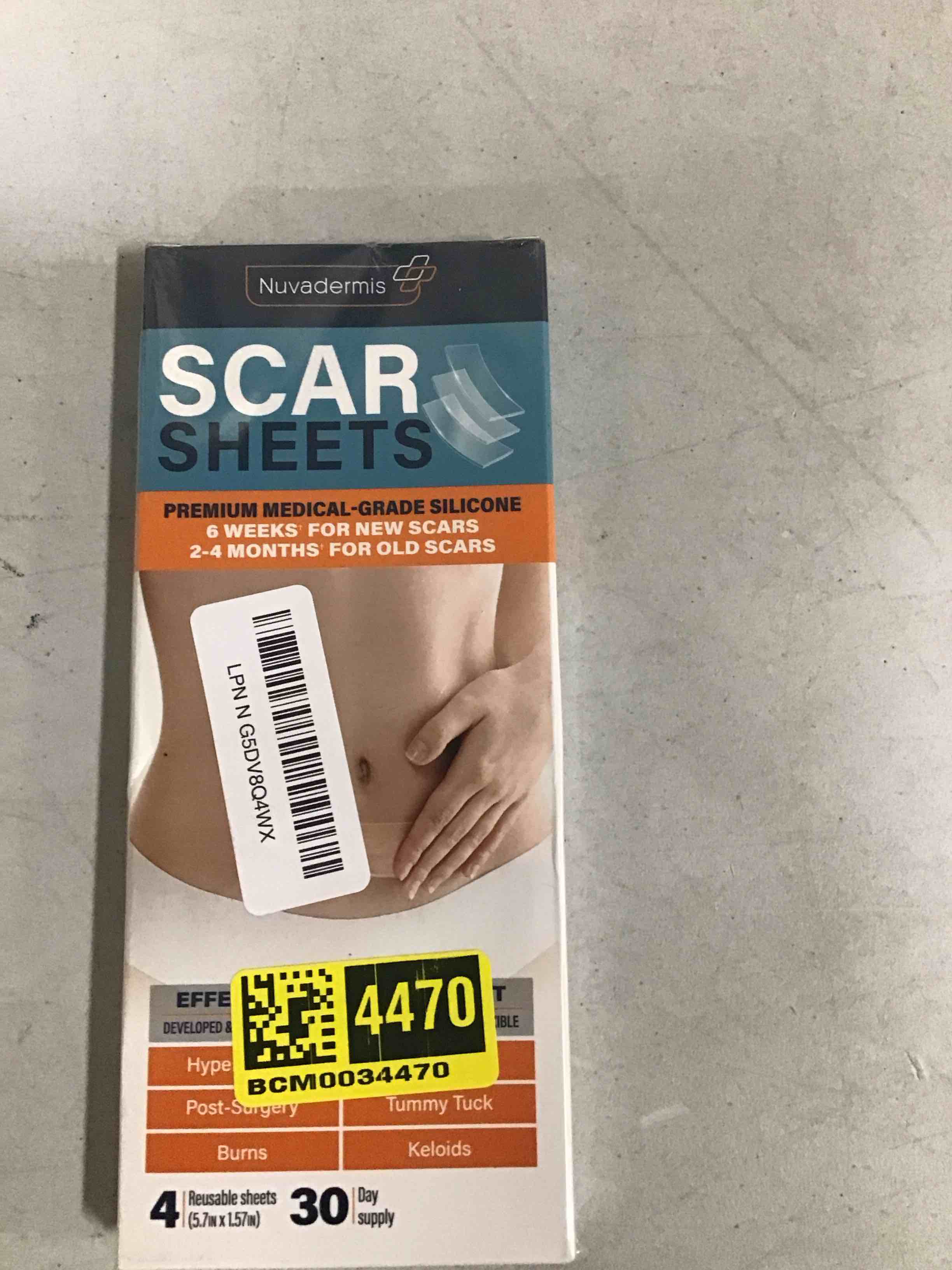 scar sheets