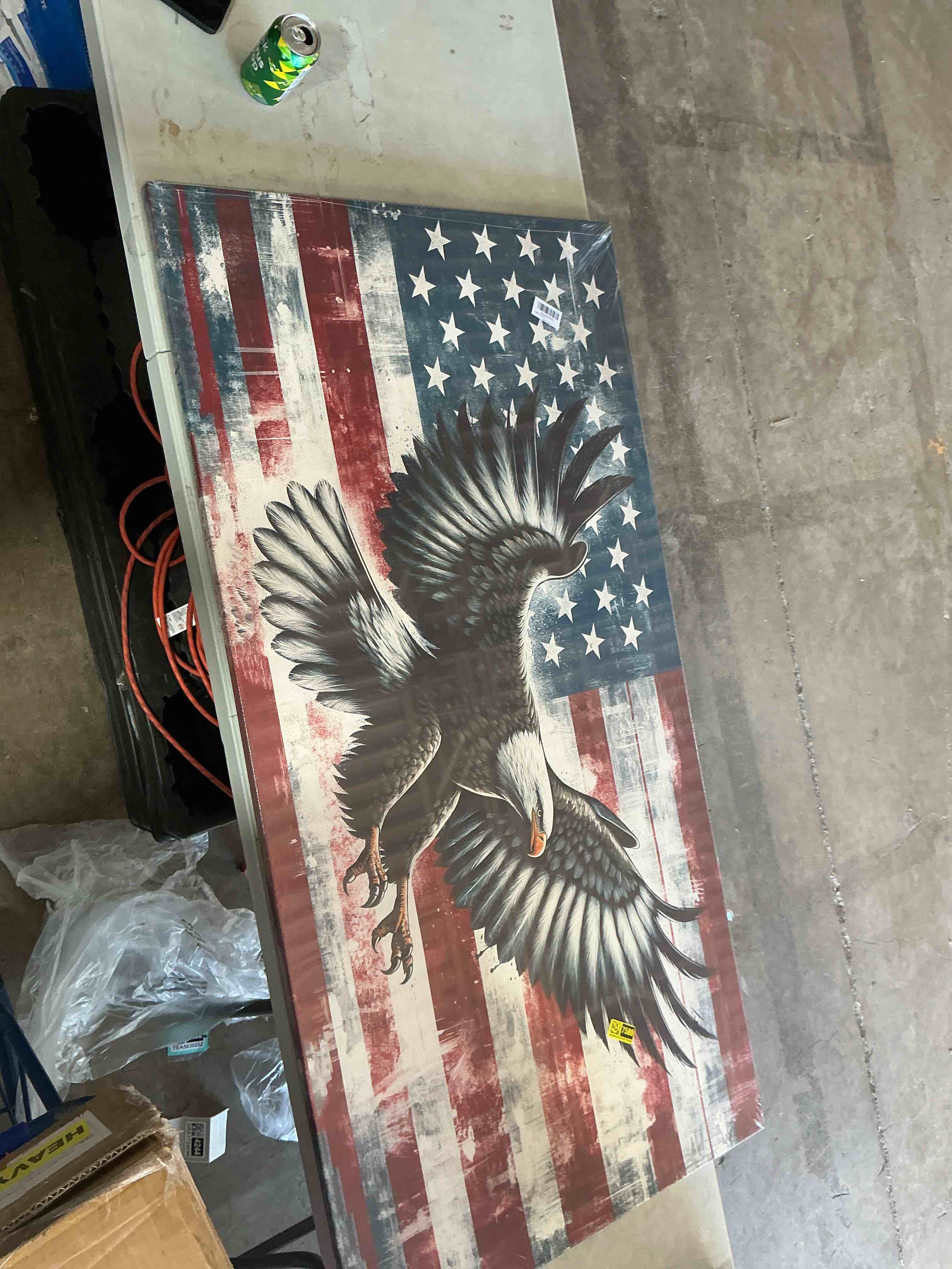large bald eagle wall art american flag and eagle pictures wall decor patriotic motivational bedroom
