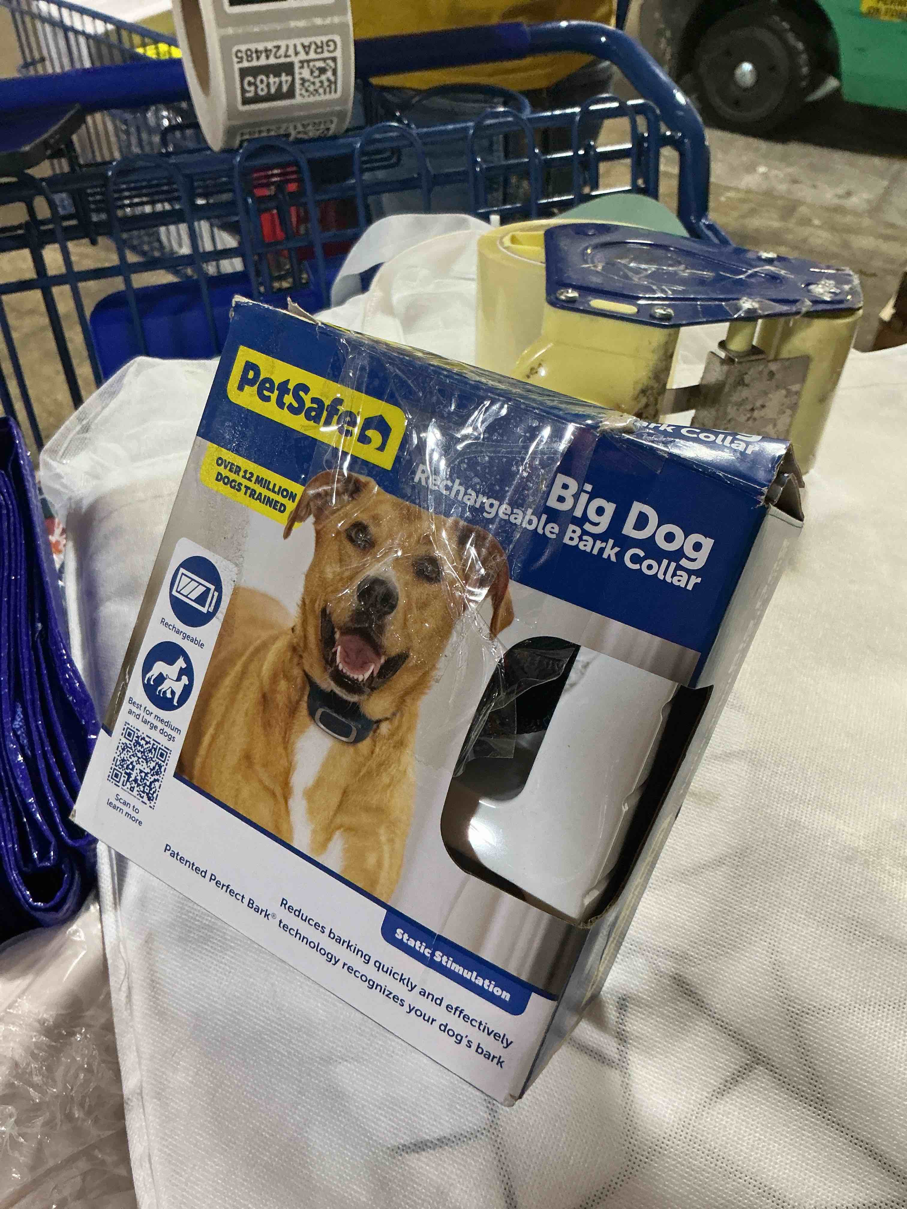 Condition photo showing Good Condition for petsafe rechargeable bark collar, 15 levels of automatically adjusting static correction - rechargeable, waterproof - reduces barking and whining - for small, medium, and large dogs over 8 lb standard