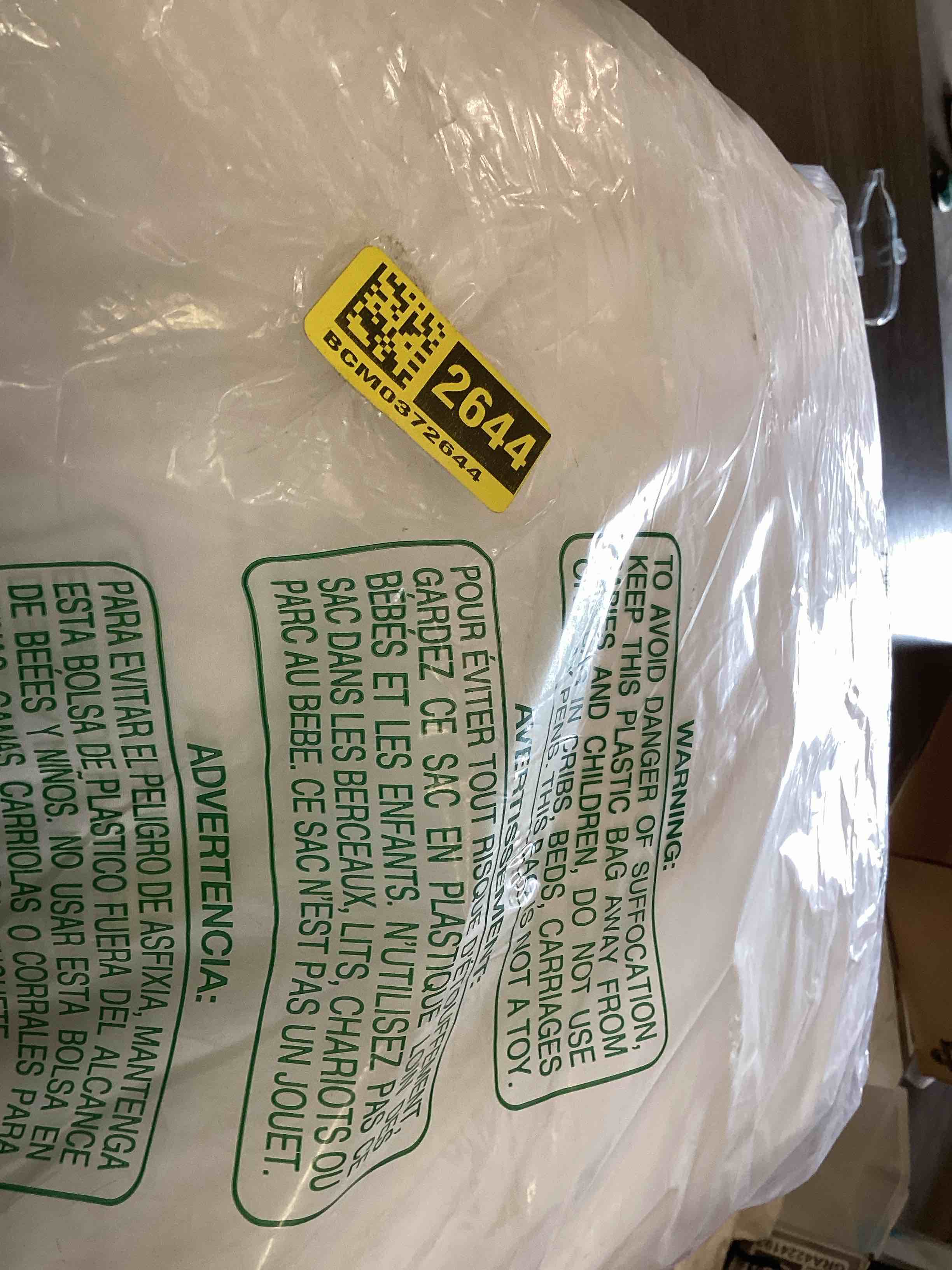 Condition photo showing As Is for pillow