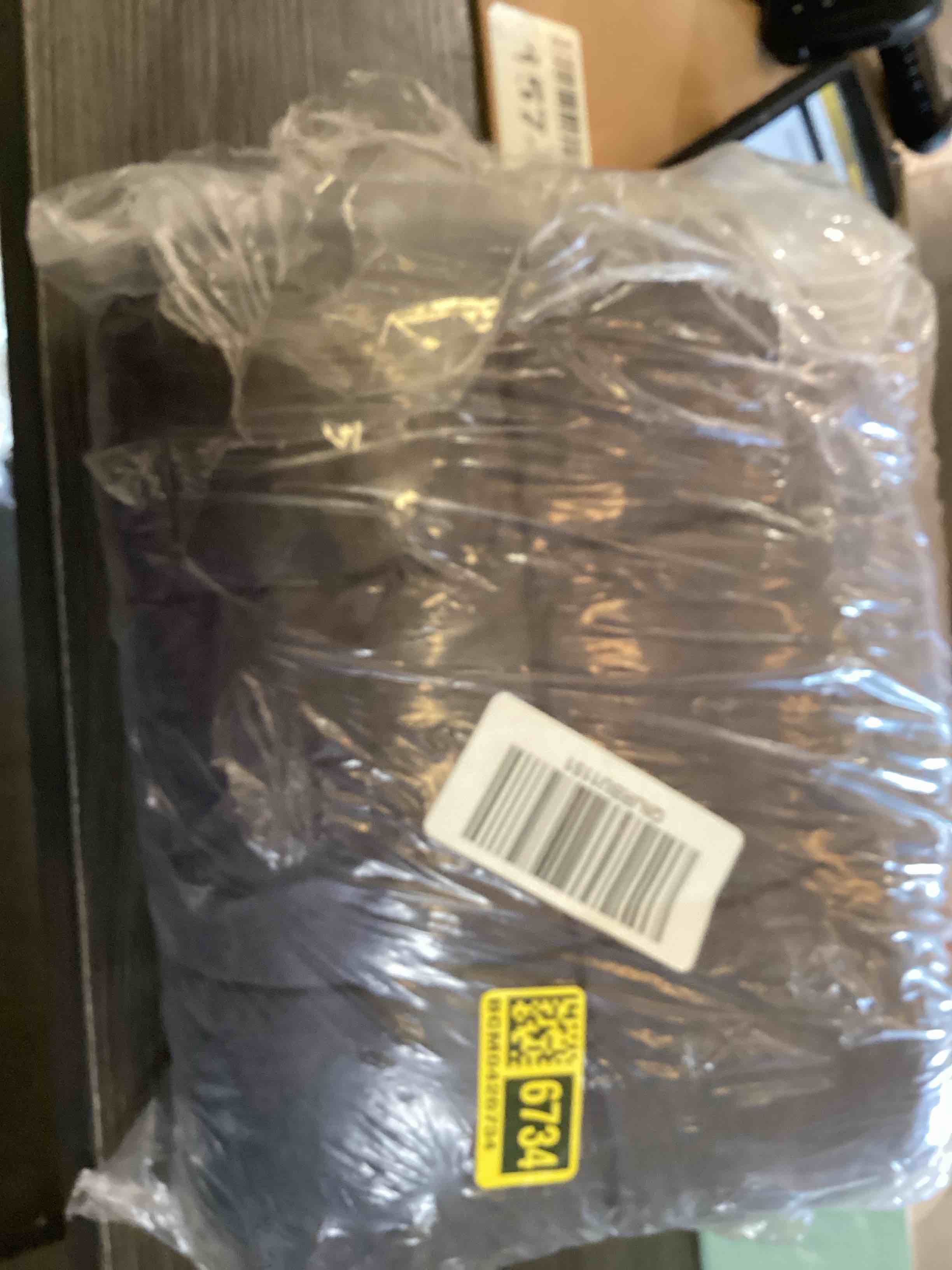 Condition photo showing Good Condition for european linen box quilt king/cal king, charcoal
