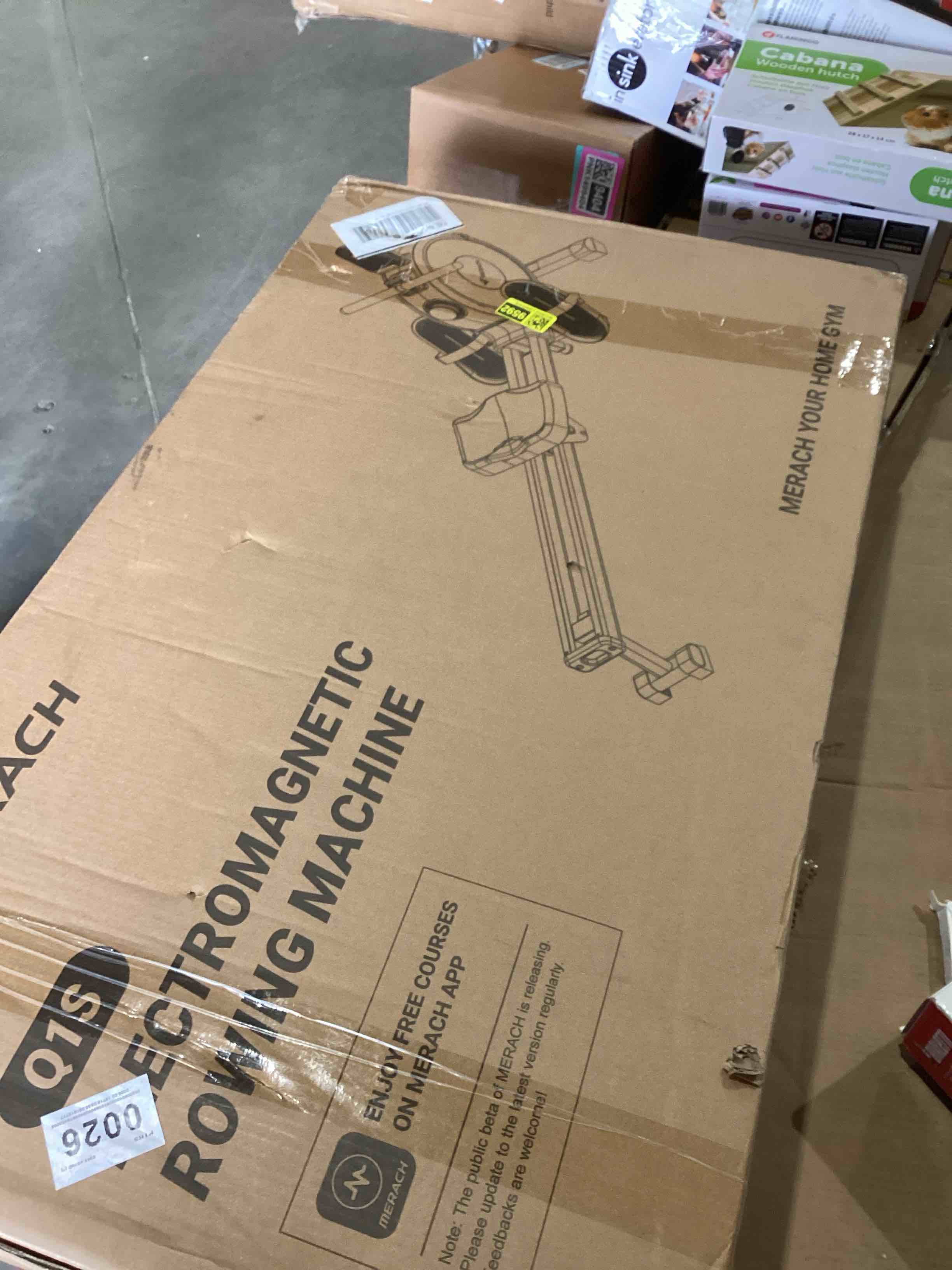 Condition photo showing Good Condition for MERACH Rowing Machines for Home, Magnetic Rowing Machine with 16 Levels, Rower Machine of Quiet Resistance, Dual Slide Rail with Max 350lbs Weight Capacity, App Compatible Electric-Adjust (Plug-in)