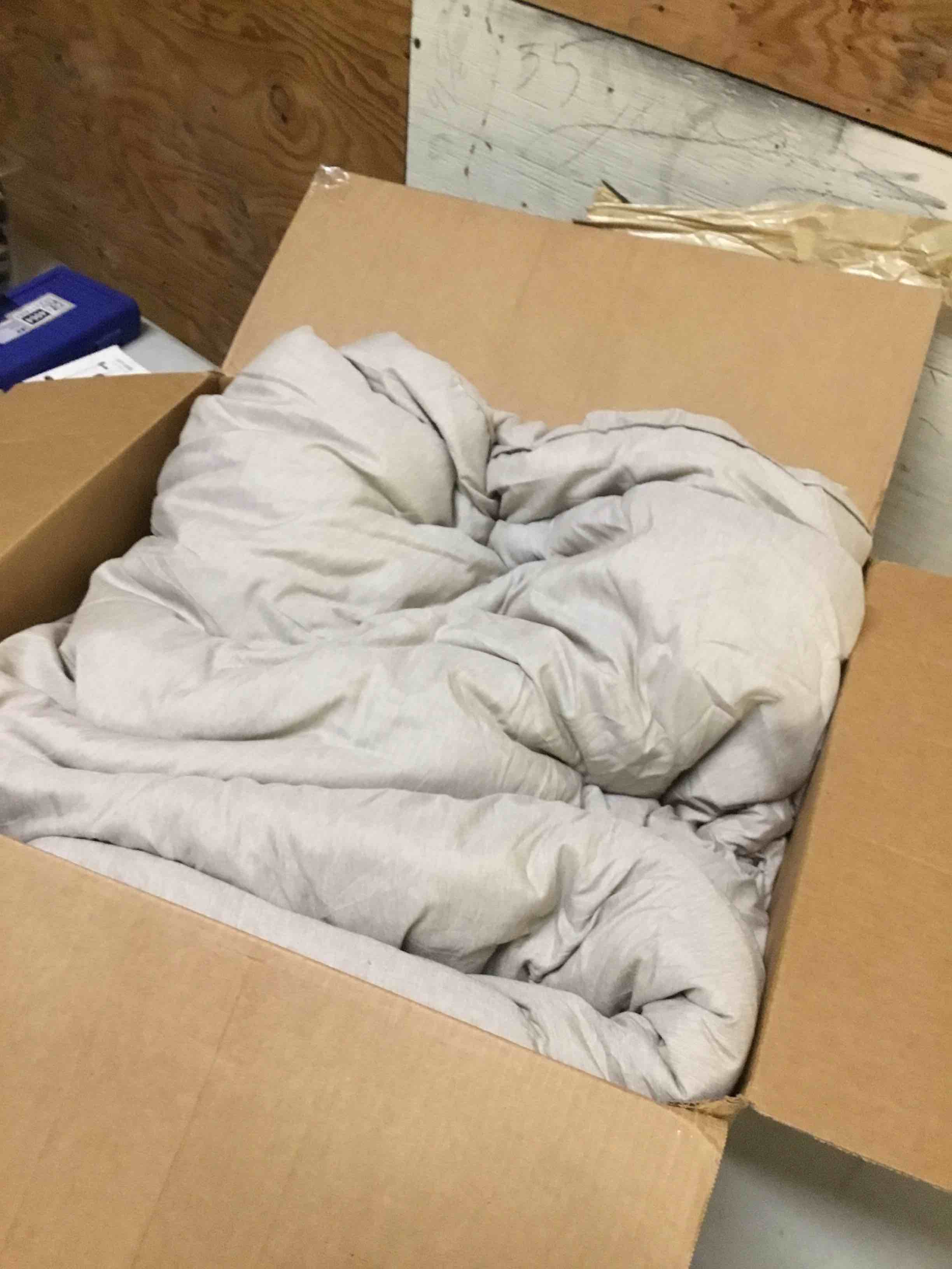Condition photo showing As Is for ( comforter only ) bedsure king size comforter set, beige soft prewashed bed comforter for all seasons, 3 pieces warm bedding sets, 1 lightweight comforter (104"x90") and 2 pillowcases (20"x36")